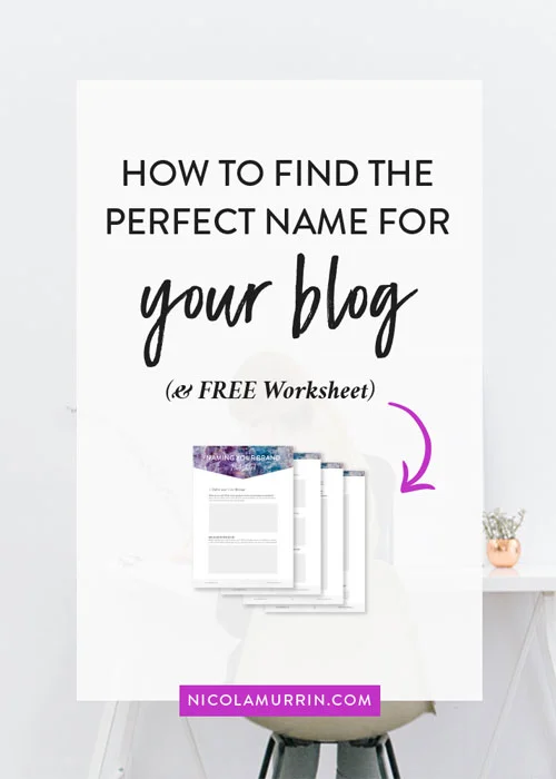 How To Find The Perfect Name Your Blog Or Business