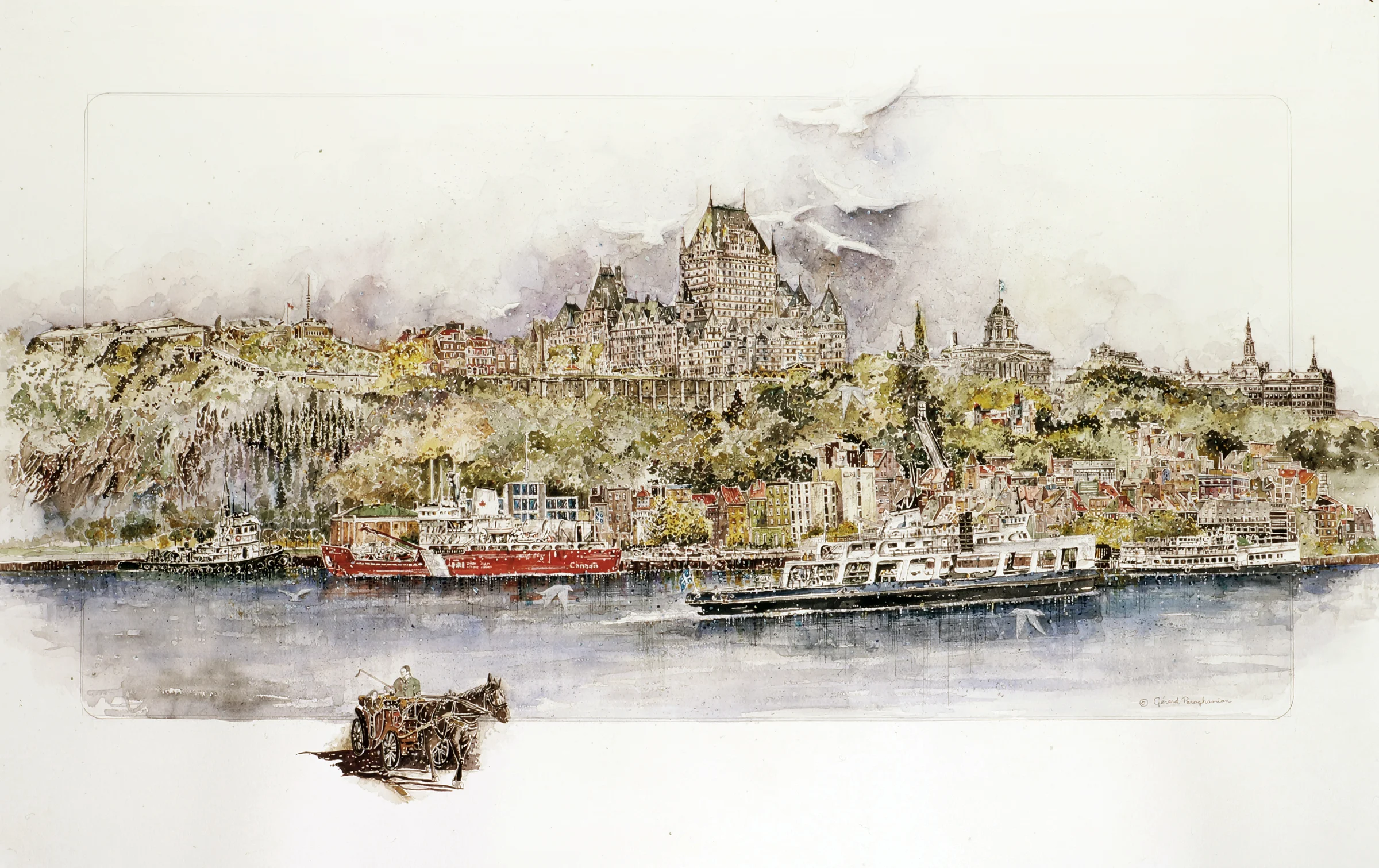 139 (put on double page spread)- Québec City from across the St. Lawrence River.jpeg
