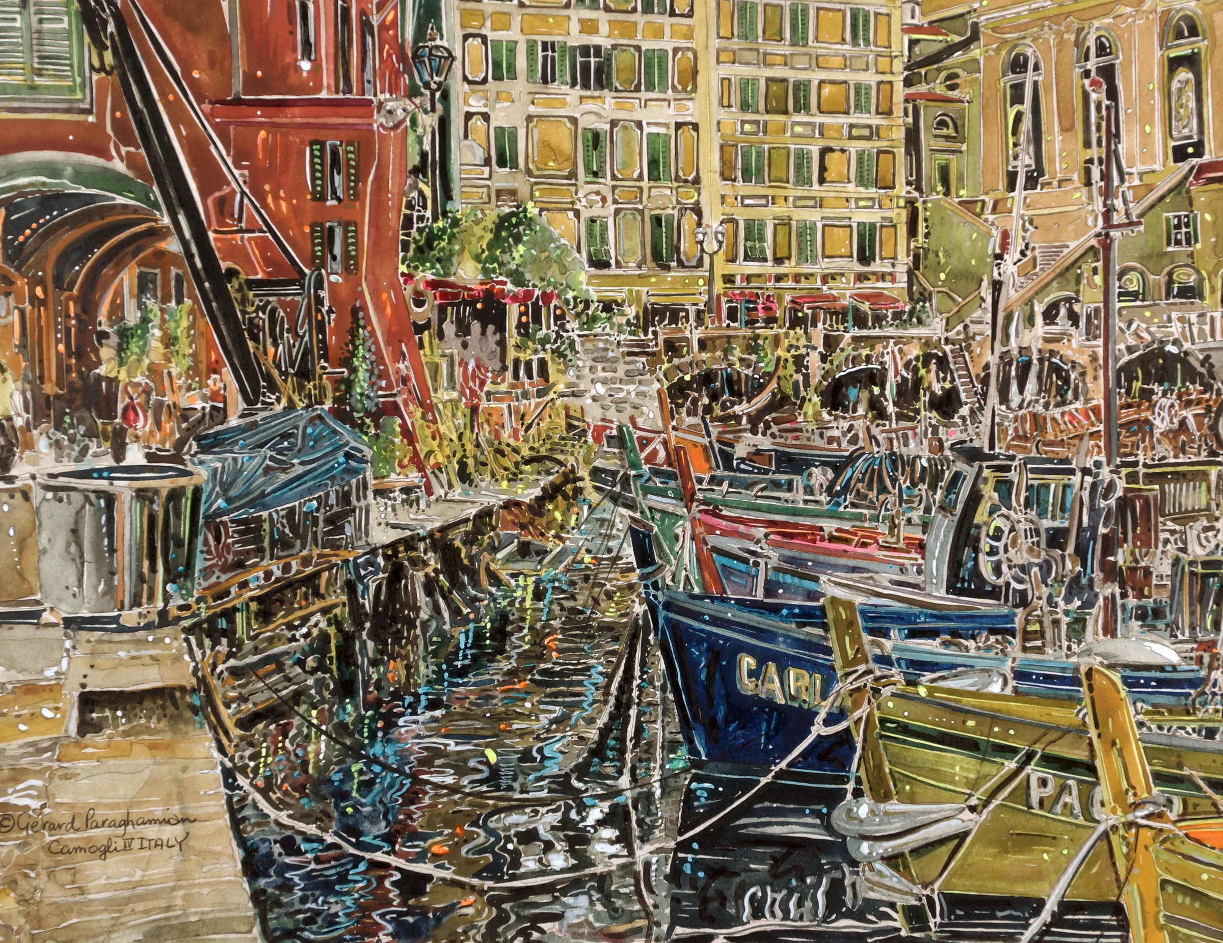 225 - The Port in Camogli, Italy.jpeg