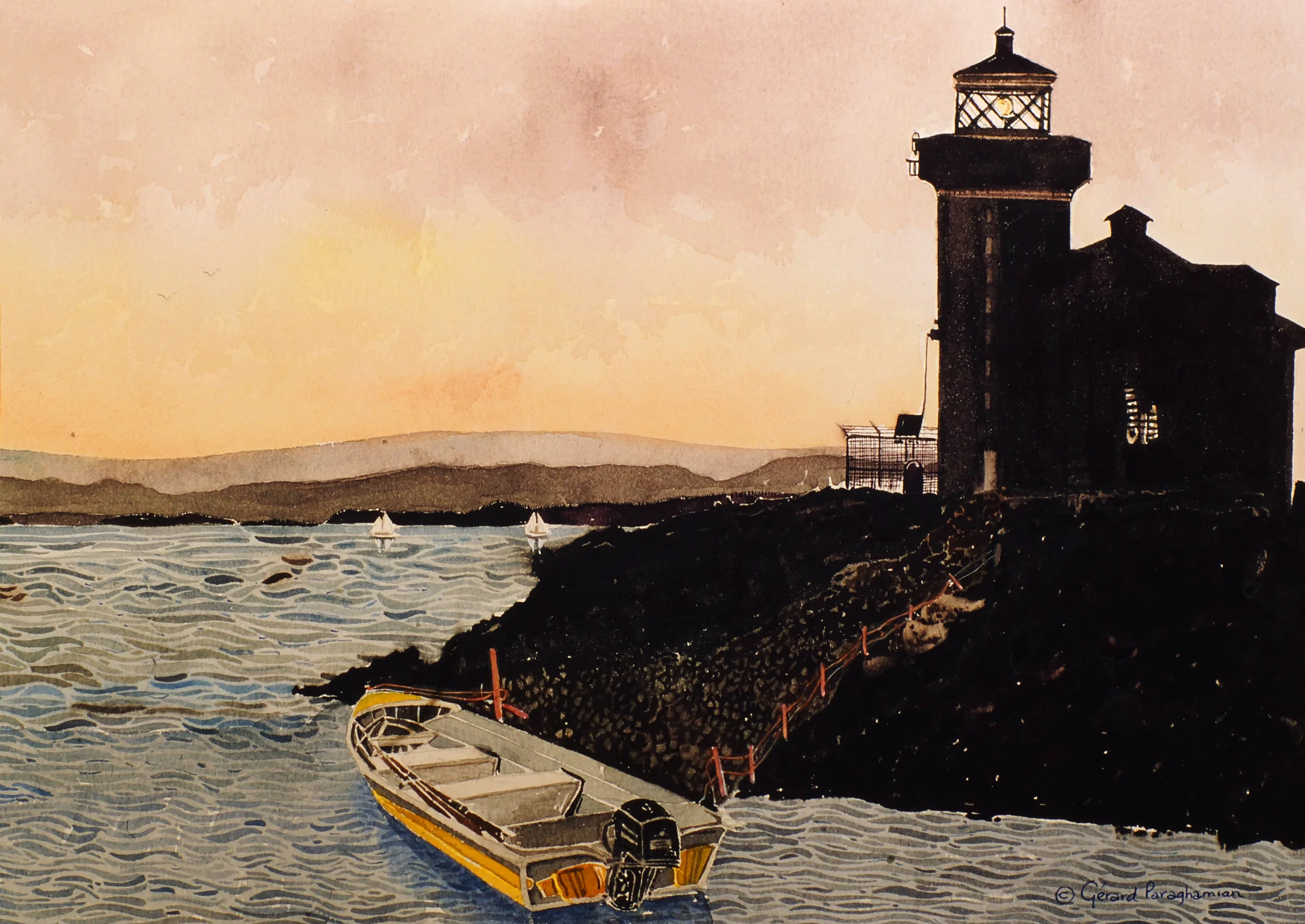 Lighthouse at Dawn, from the United States collection.