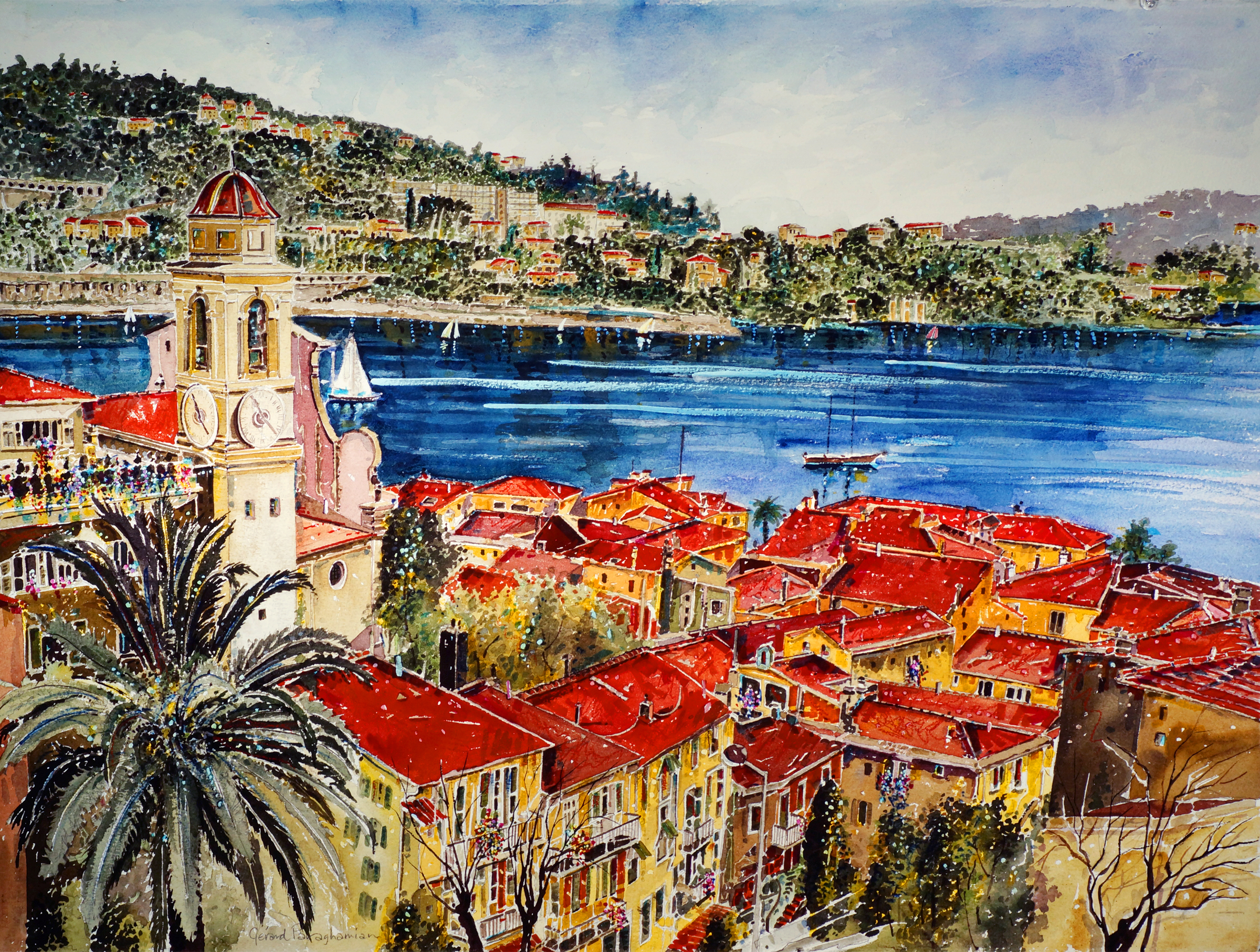 Villefranche, Côte d'Azur , from the Europe & The French Riviera collection.