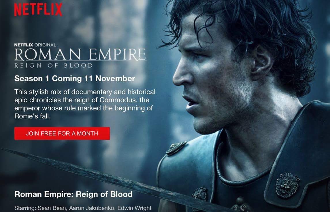   Roman empire- reign of blood    Netflix  