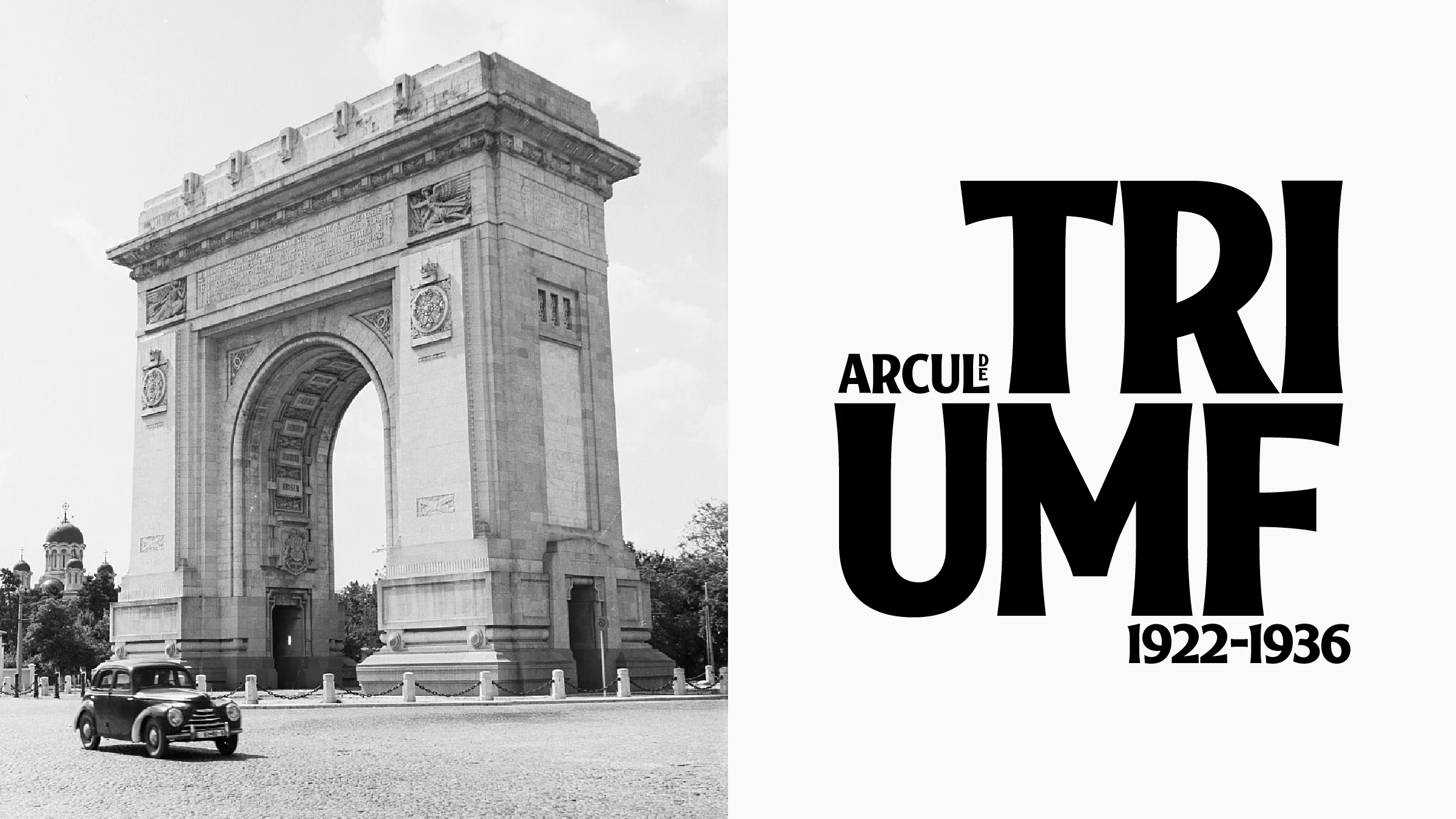 Arcul de Triumf, 1956. Foto: Peter Richard/deutschefotothek.de