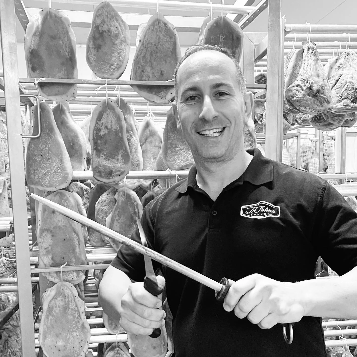 What does it mean to be a 7th Generation Artisan Salumi maker? For Robert De Palma it is all about incorporating his  unwavering passion for traditional salumi production with his love of tasting pure, clean flavours in every bite. 
Spending countles