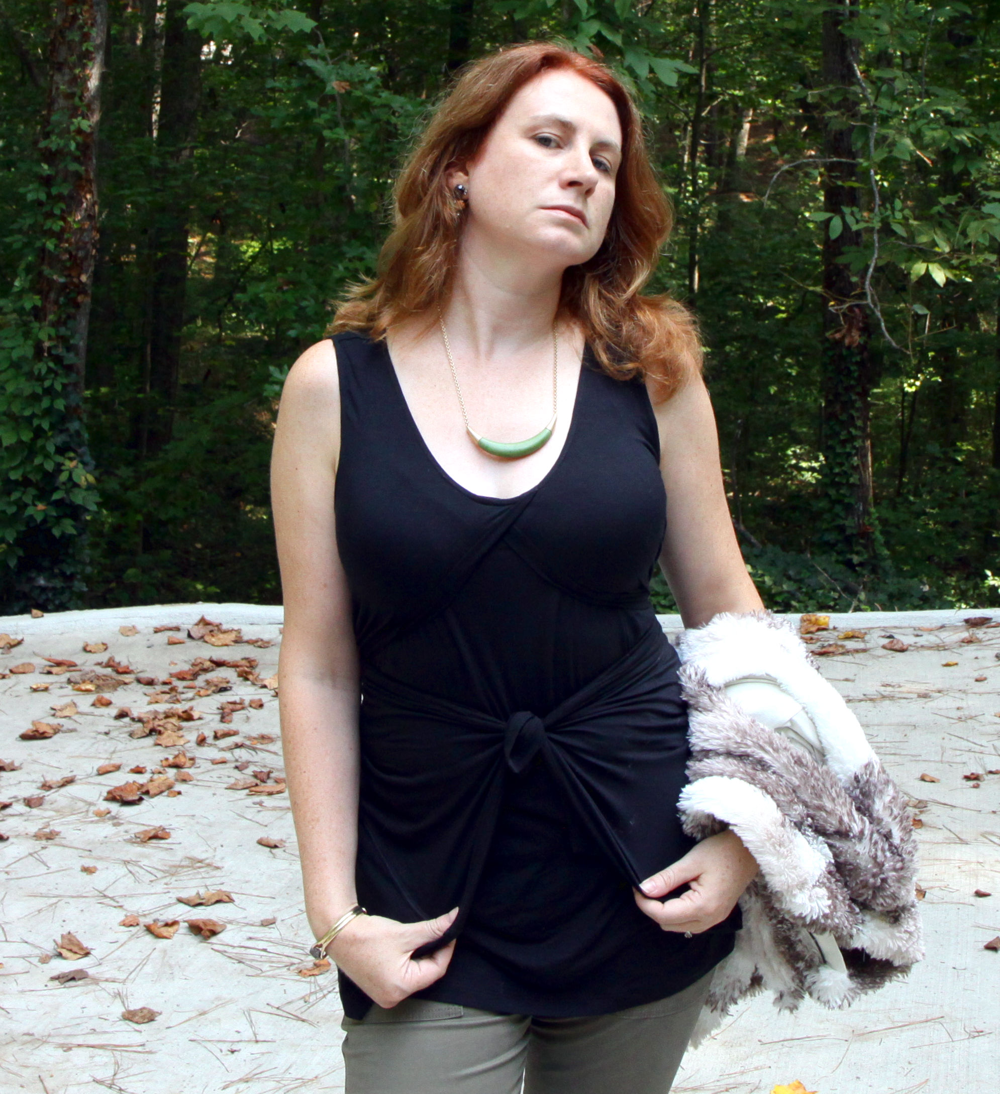 Draped Curves Front