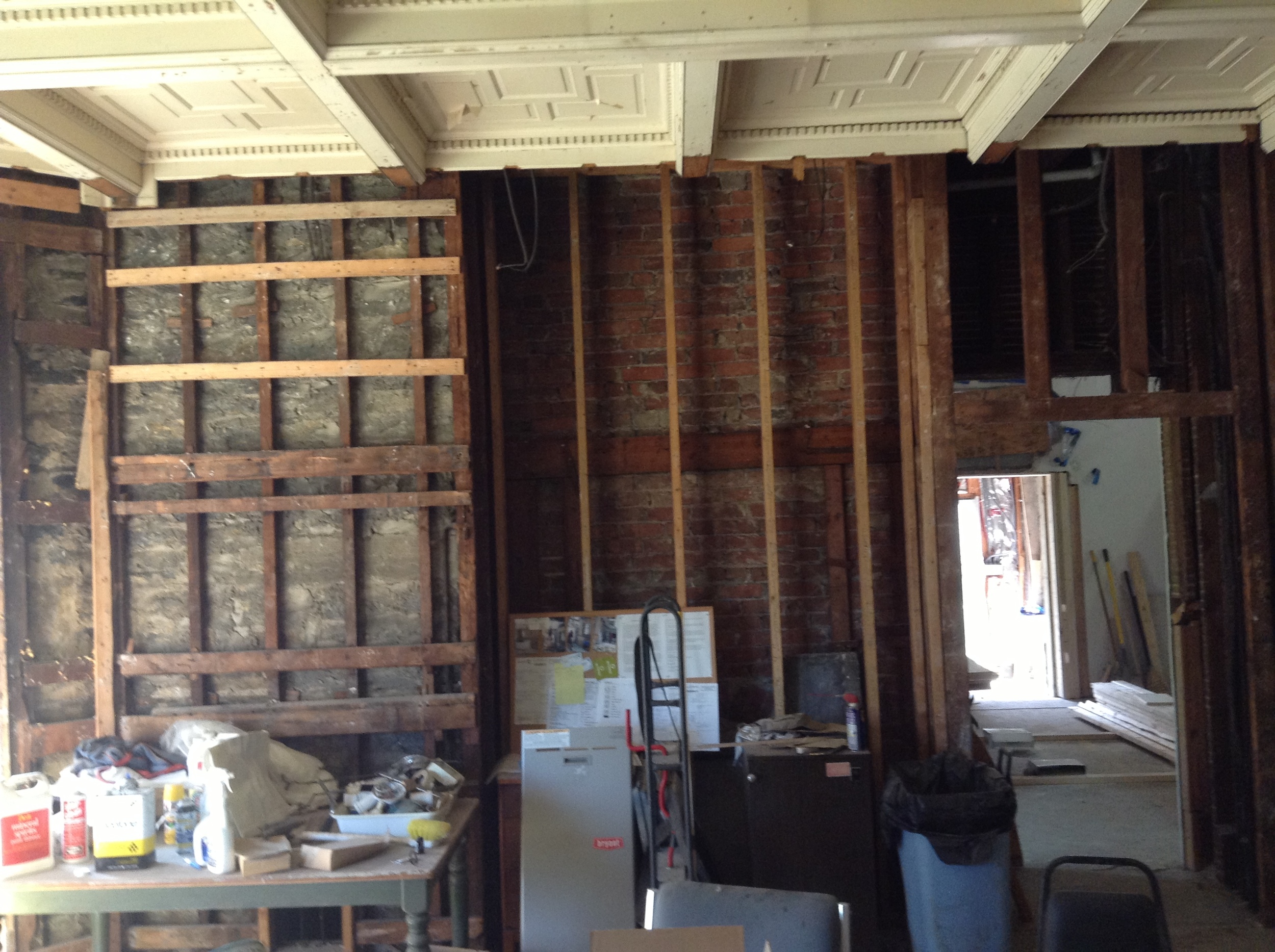  Dining Room wall to Kitchen - Before 