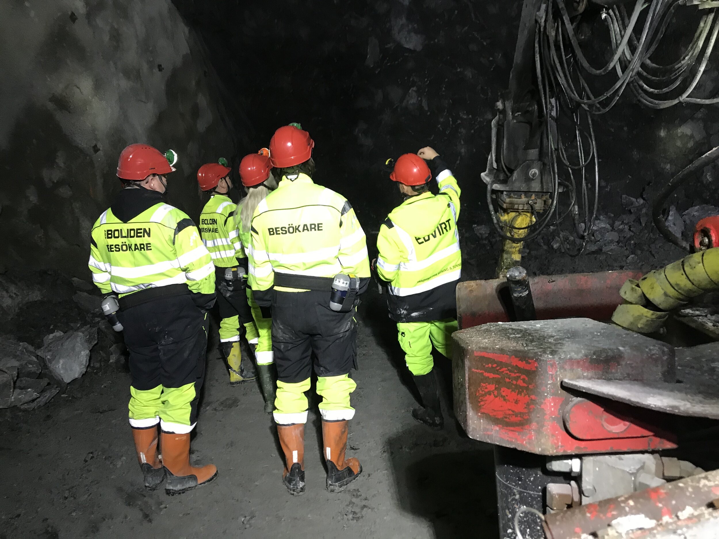 Berginspektion på vår skrotningskursen