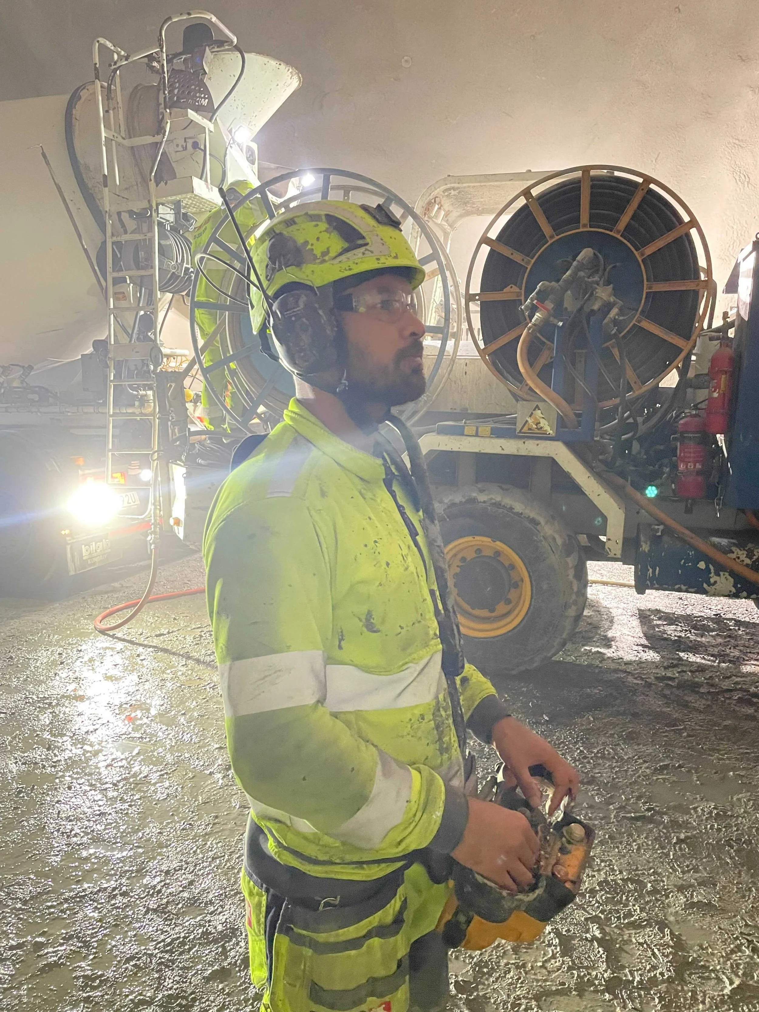 Mohammmed fled Afghanistan - now he’s spraying his way through the tunnels in Sweden