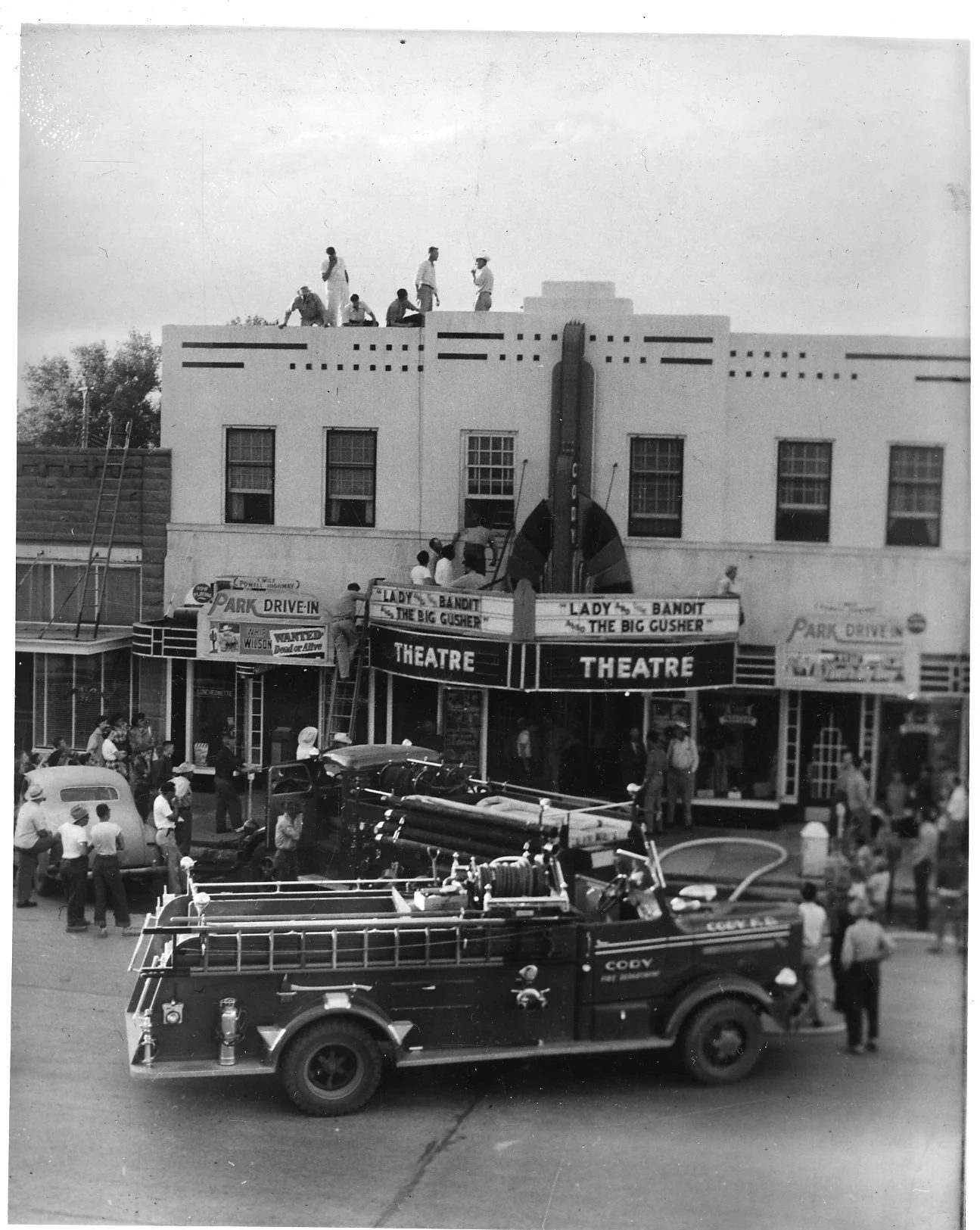 Fire at The Cody Theatre; June 1952