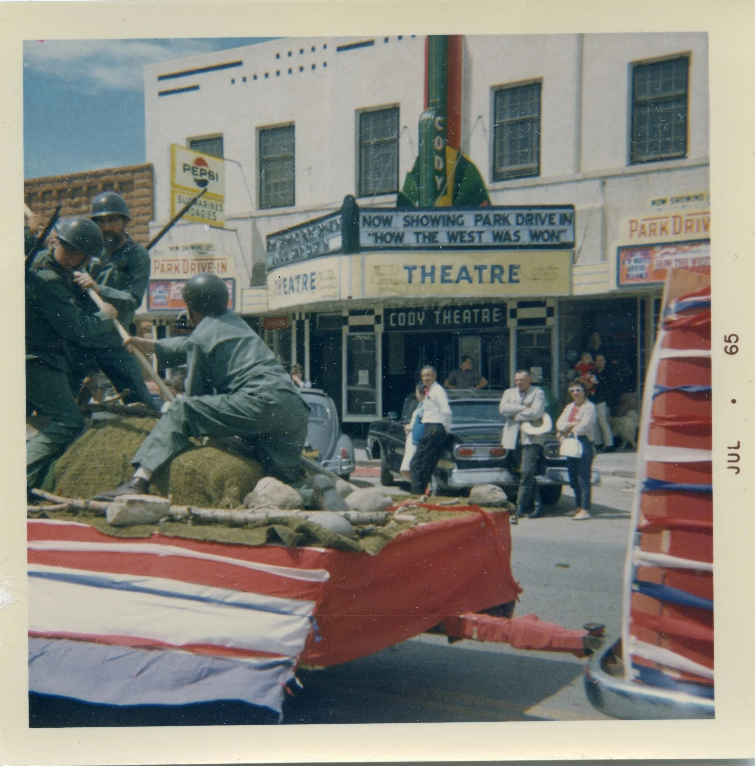Yellow Cody Theatre Marquee; July 1965