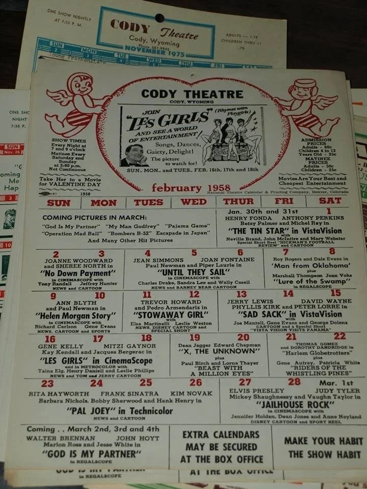 1958 Movie Fliers