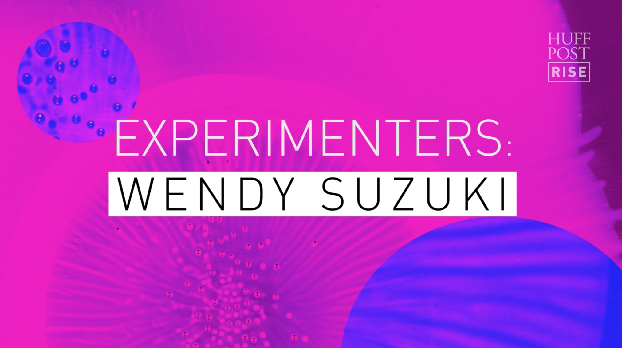 Huffington Post's Experimenters: Wendy Suzuki