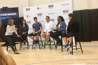 Panel Hosted by Hode Kotbe of NBC at Equinox NYC