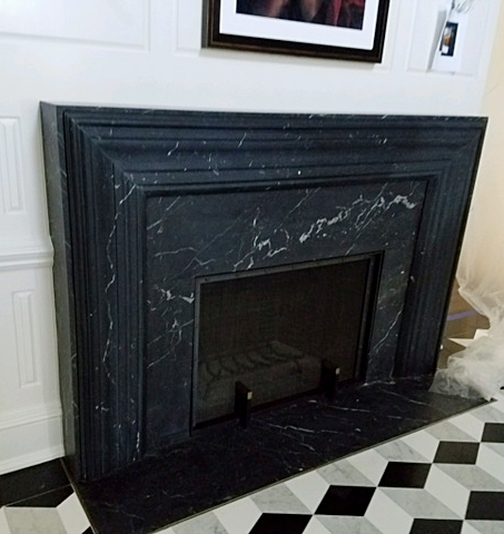 marble fire place surround