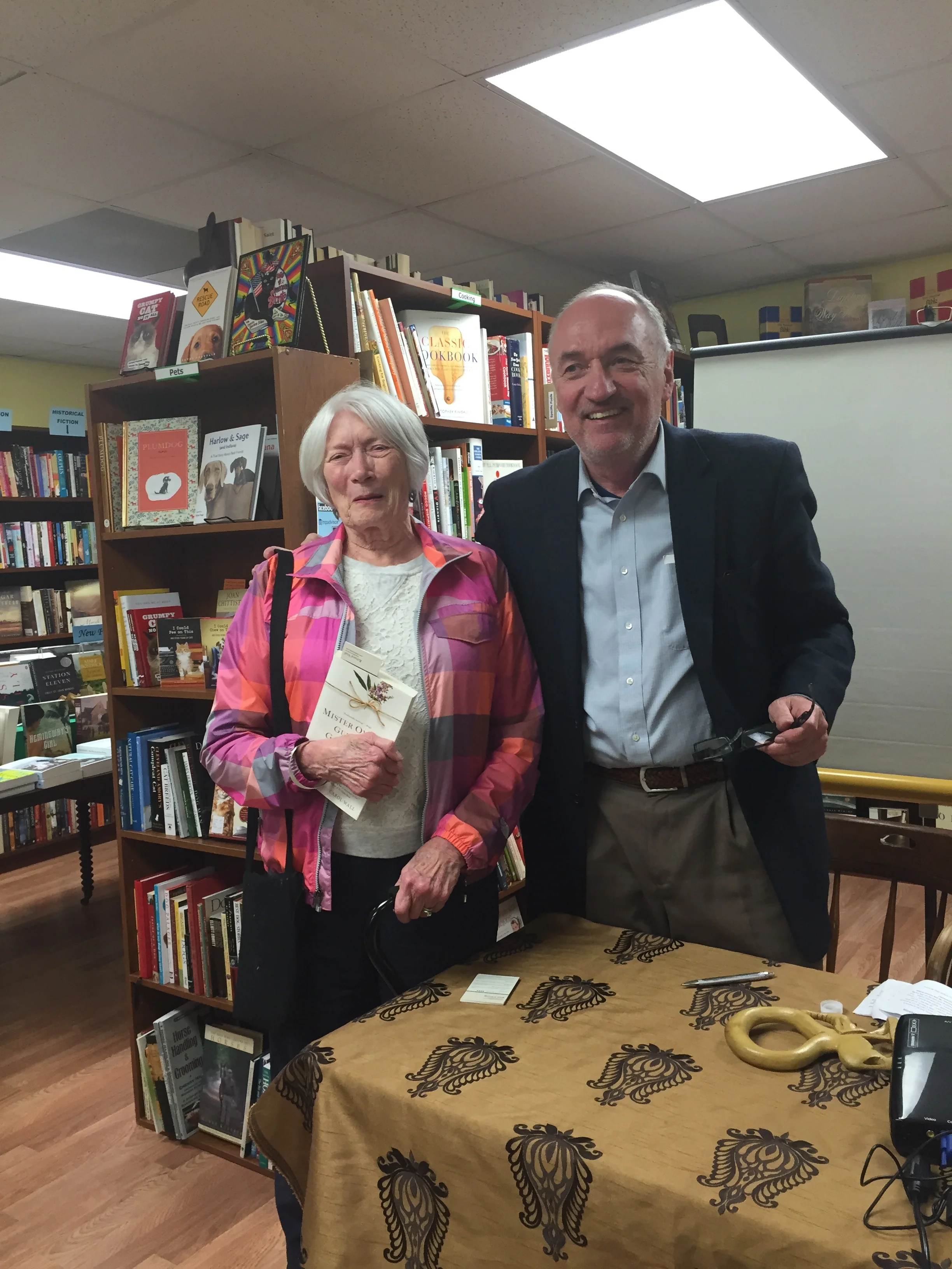 With Anne McKinley at Copperfish Books 2 9 16.jpg