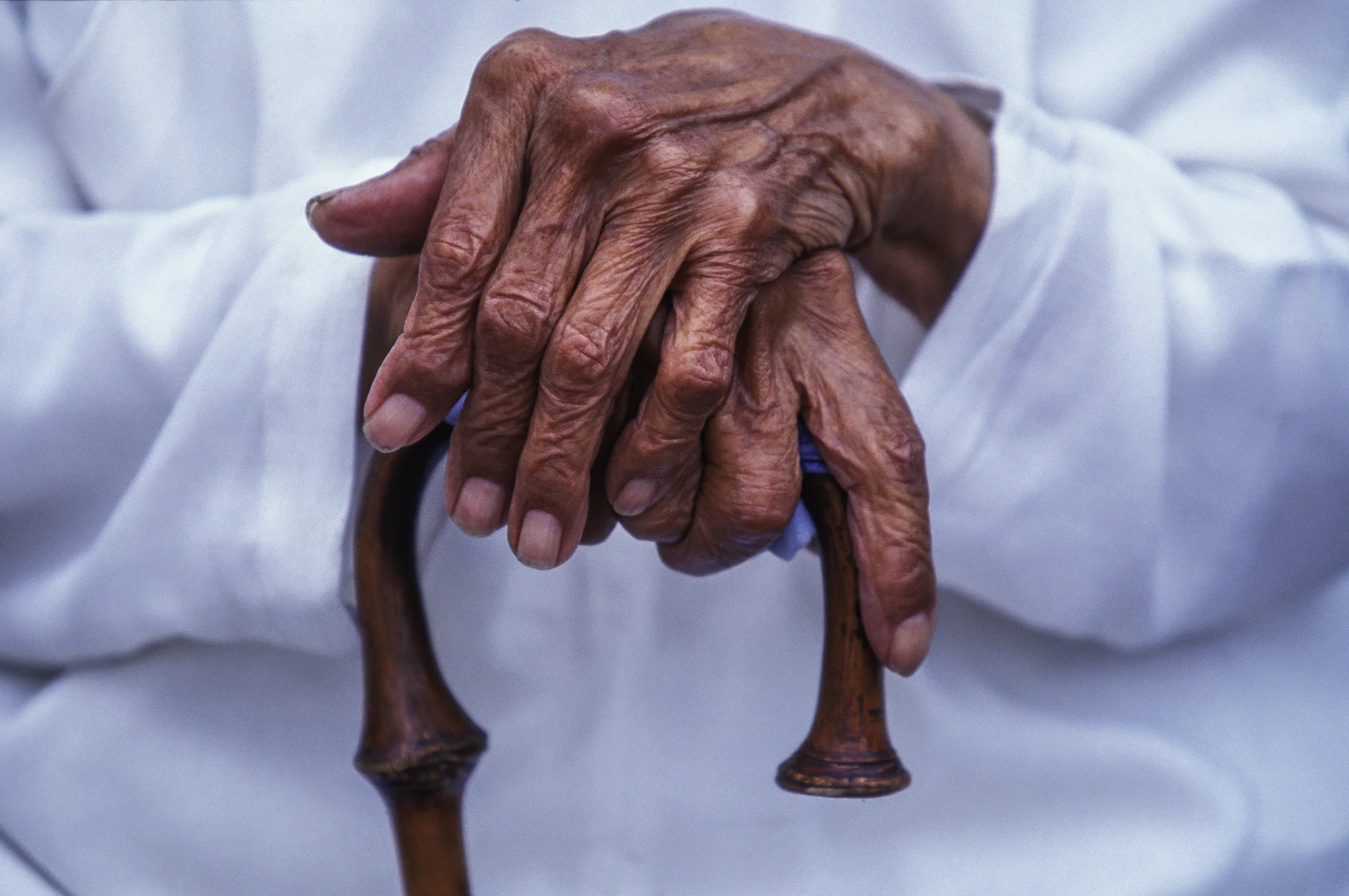 100 Year Old Hands. Beijing, China.