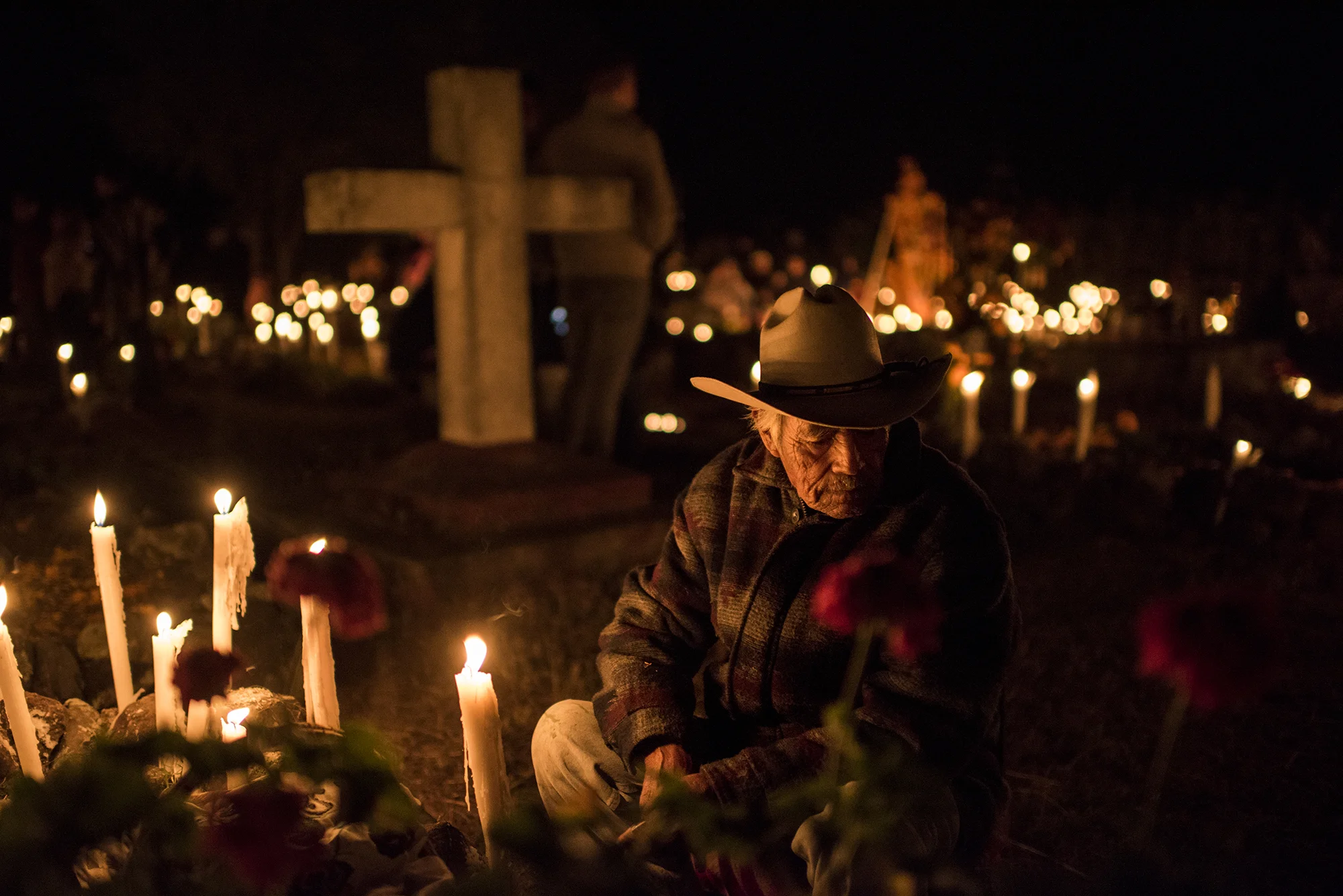Noche de los Muertos. Lake Patzcuaro, México.