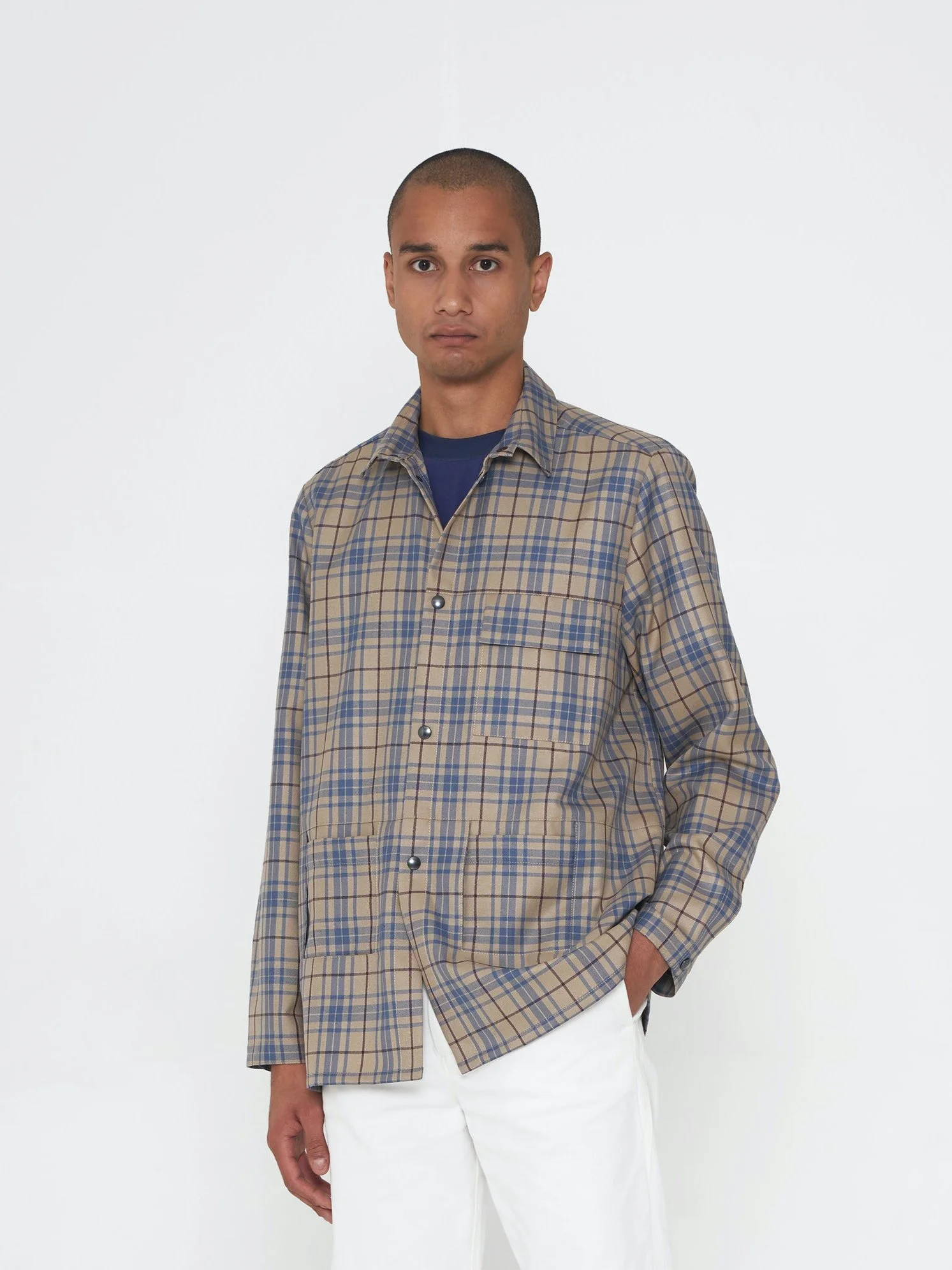 JACK _ Blue Check (Size 3)