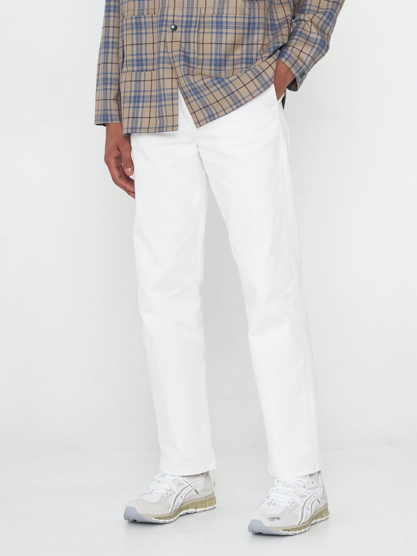 ANNA _ White Organic Denim (Size 2)
