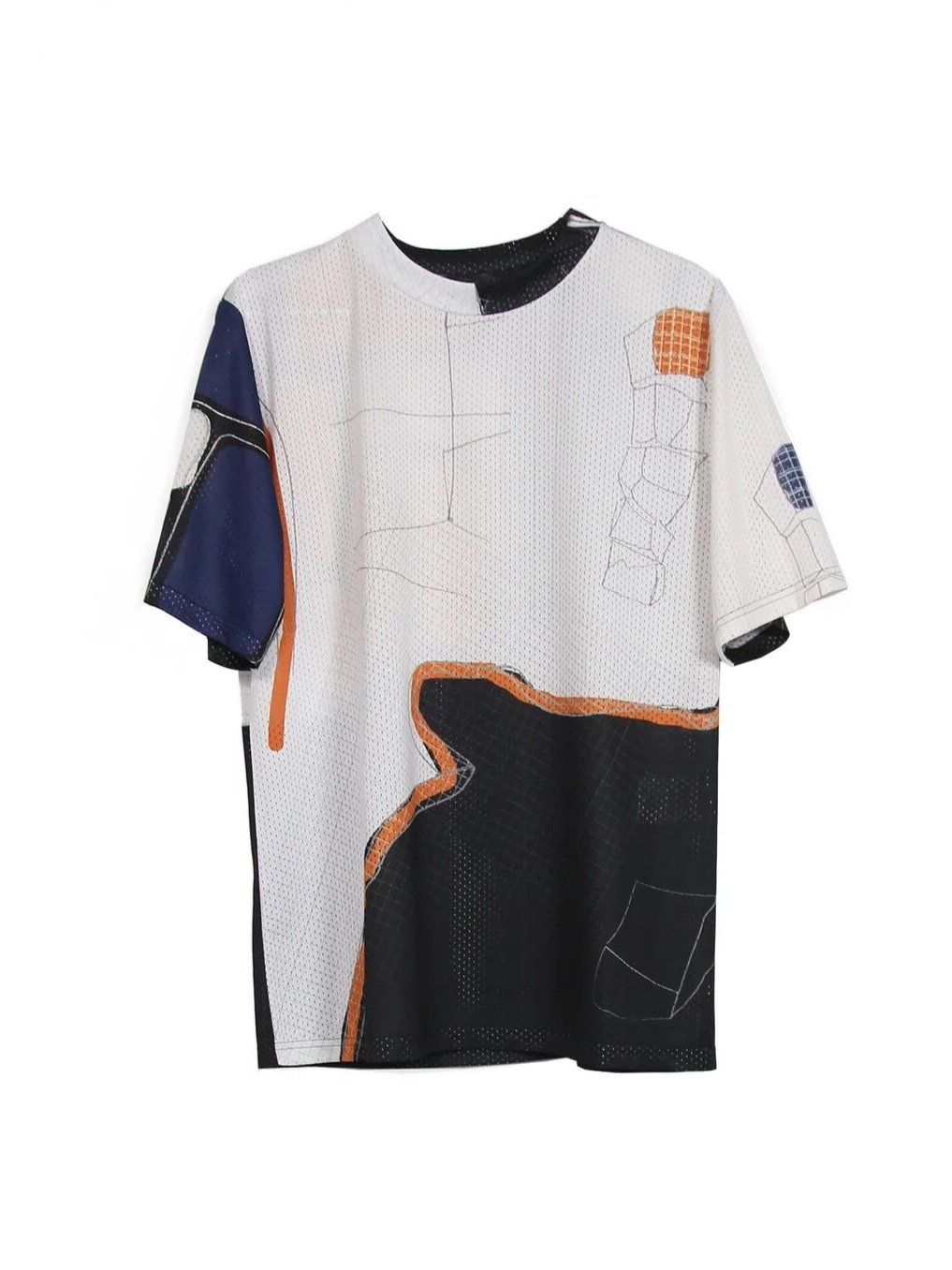 BINE _ Orange Allover Print (Size 0)