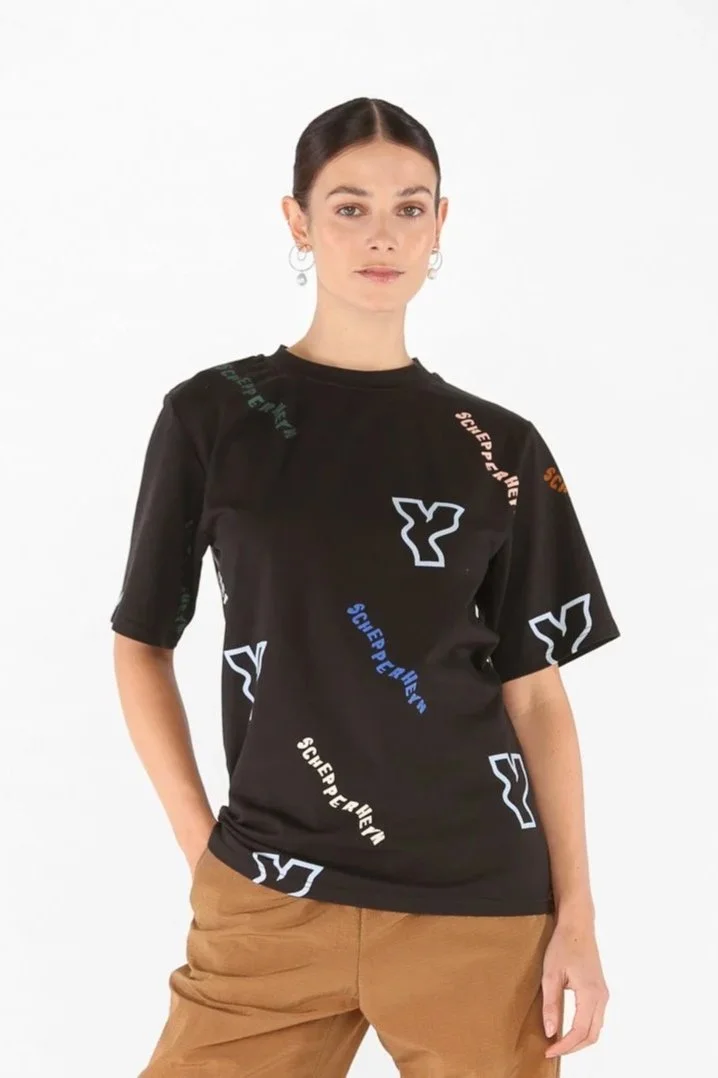 JUNO _ Logo Print Black