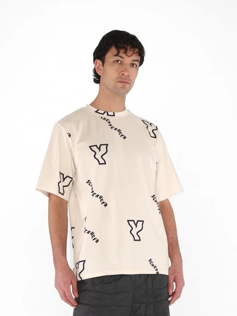 JUNO _ Logo Print Beige