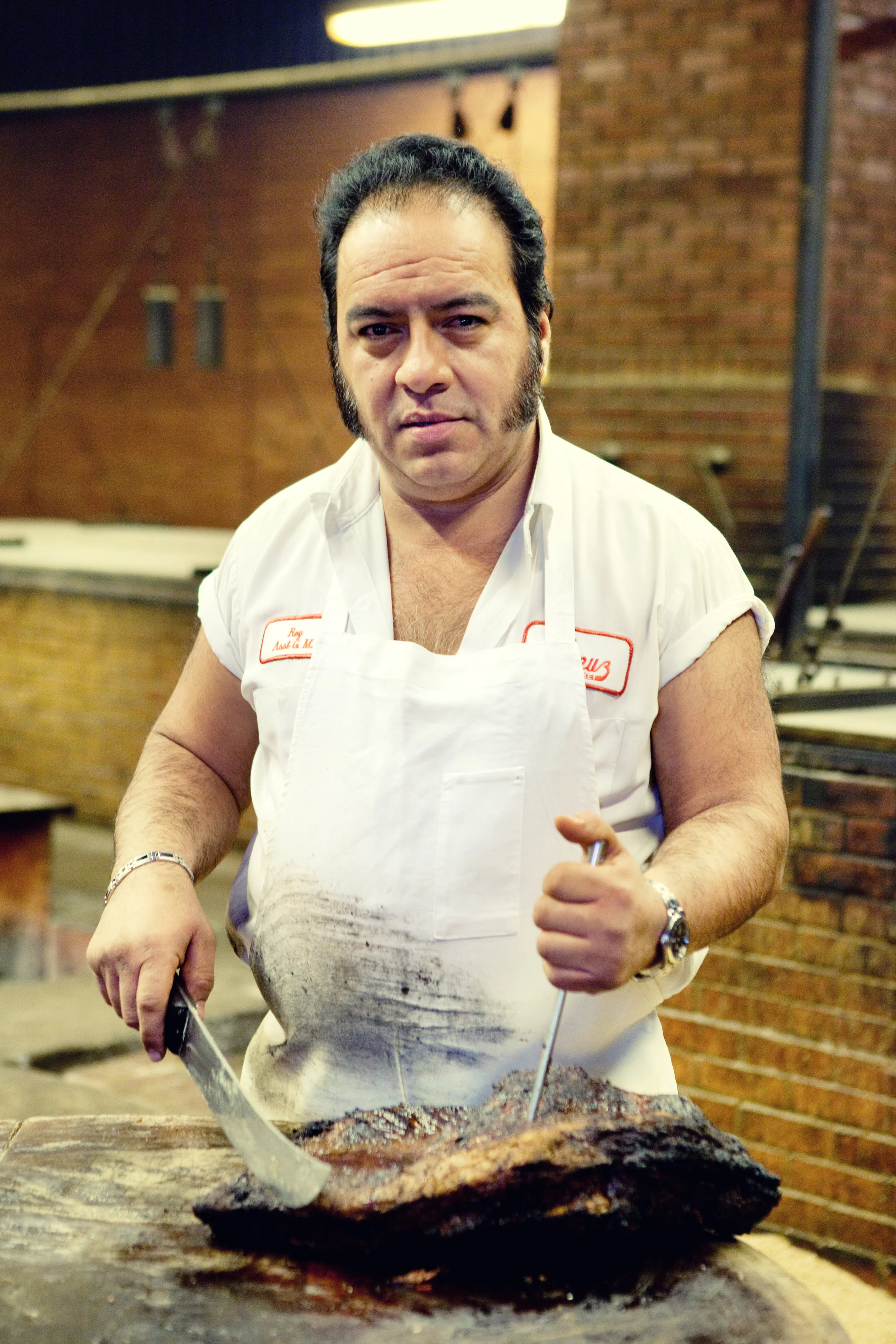 Roy Perez, Kreutz Market's legendary pitmaster