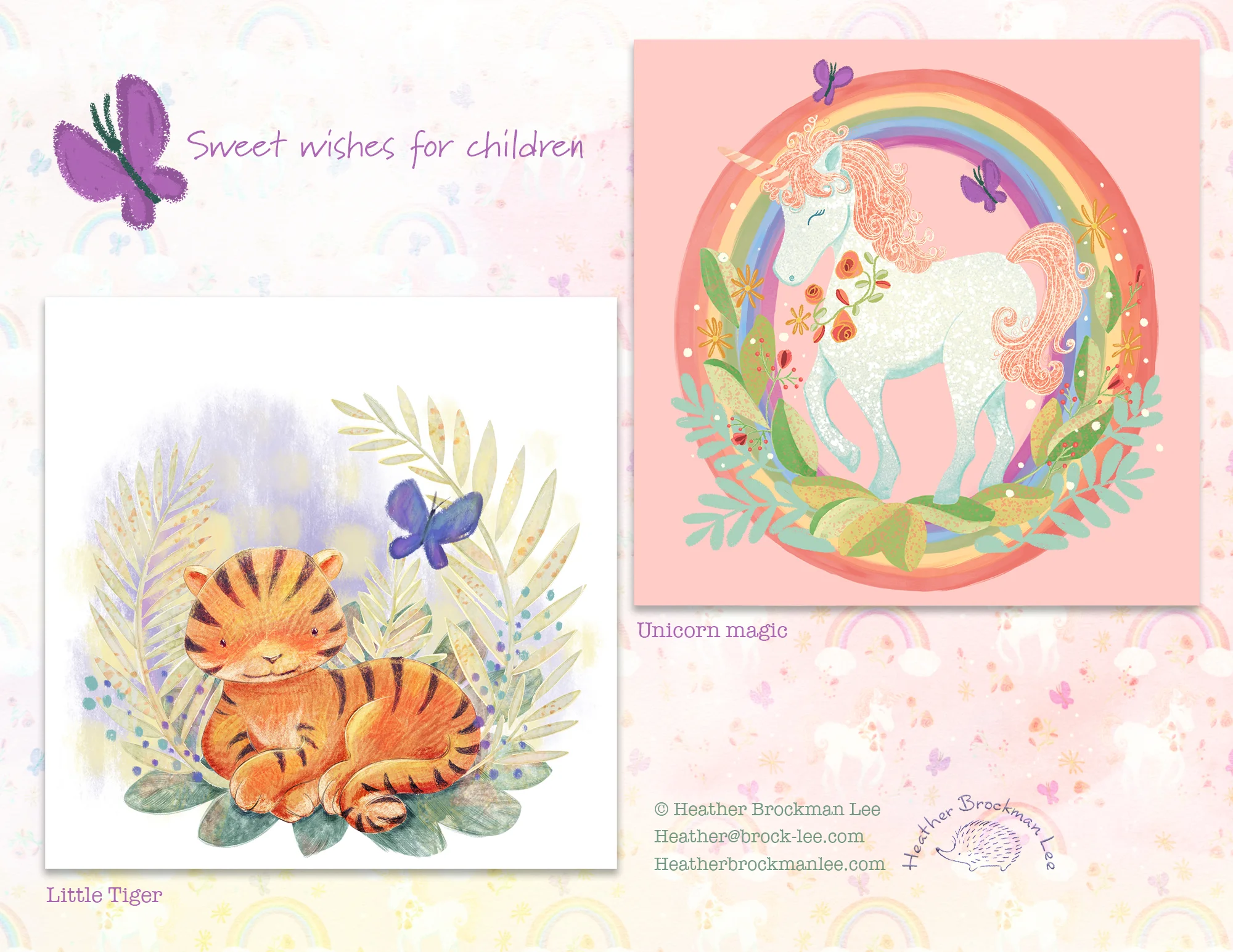 Little Tiger and Magical Unicorn