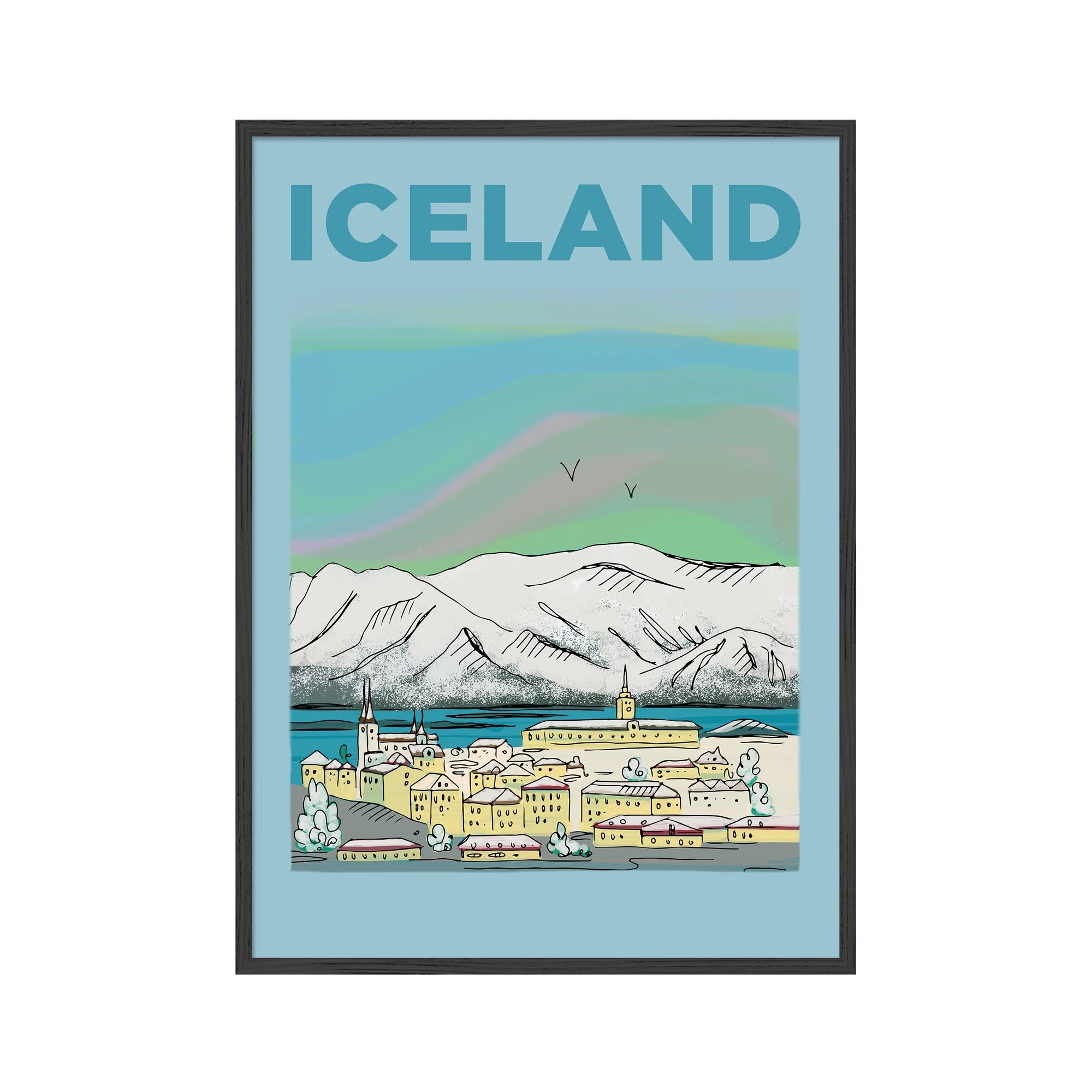 Iceland Northern Lights | Winter Escapes Art Print
