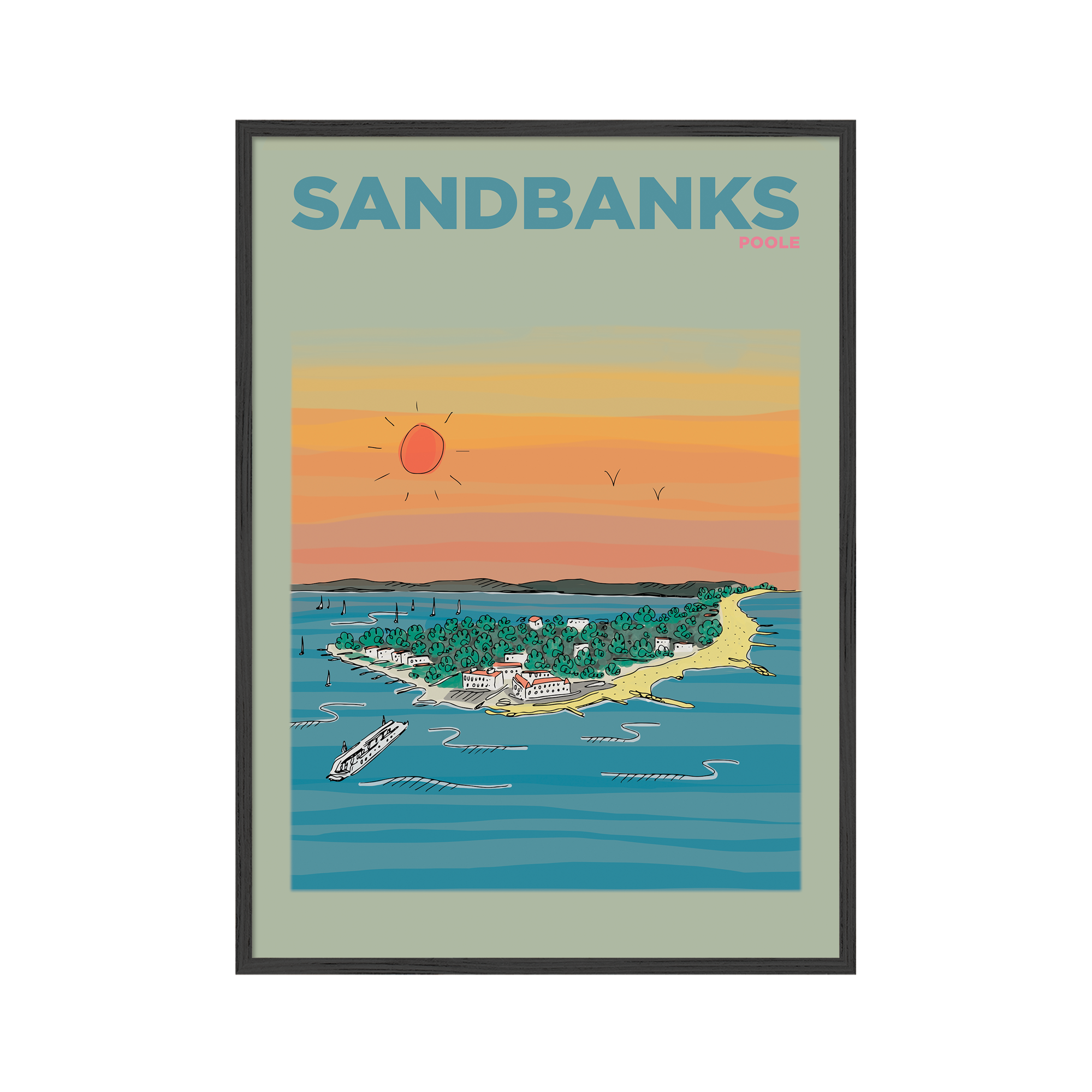 Sanbanks Poole | Summer Escapes Print