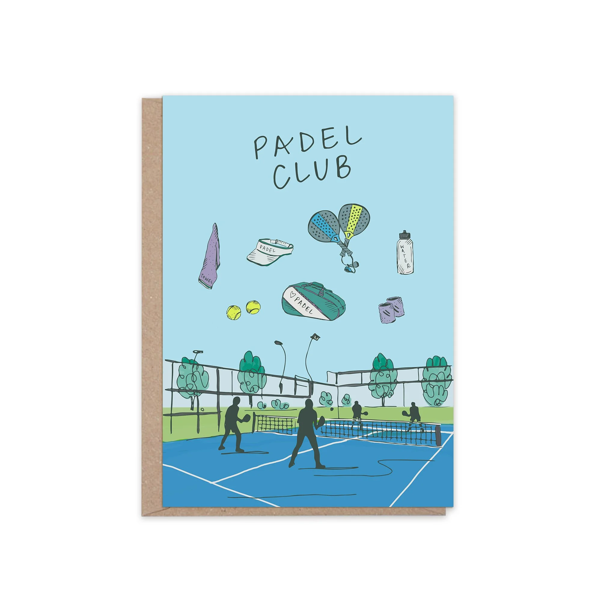 Padel Tennis Club Greeting Card
