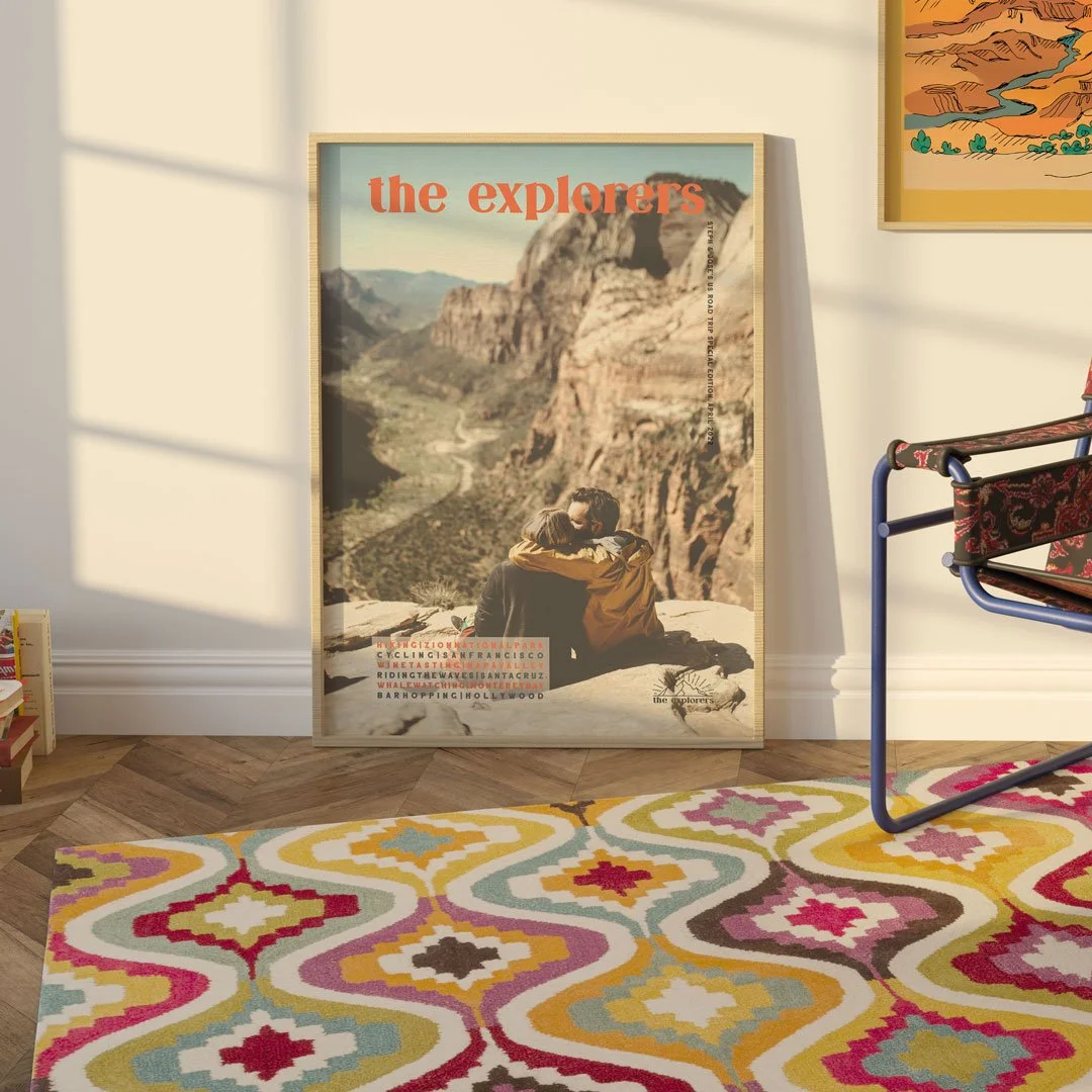 The Explorers: Travel Memories Photo Print