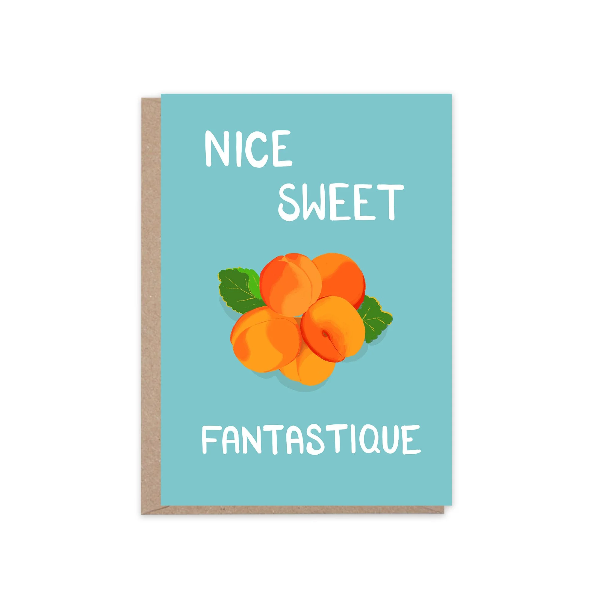 Nice Sweet Fantastique Apricots Greeting Card