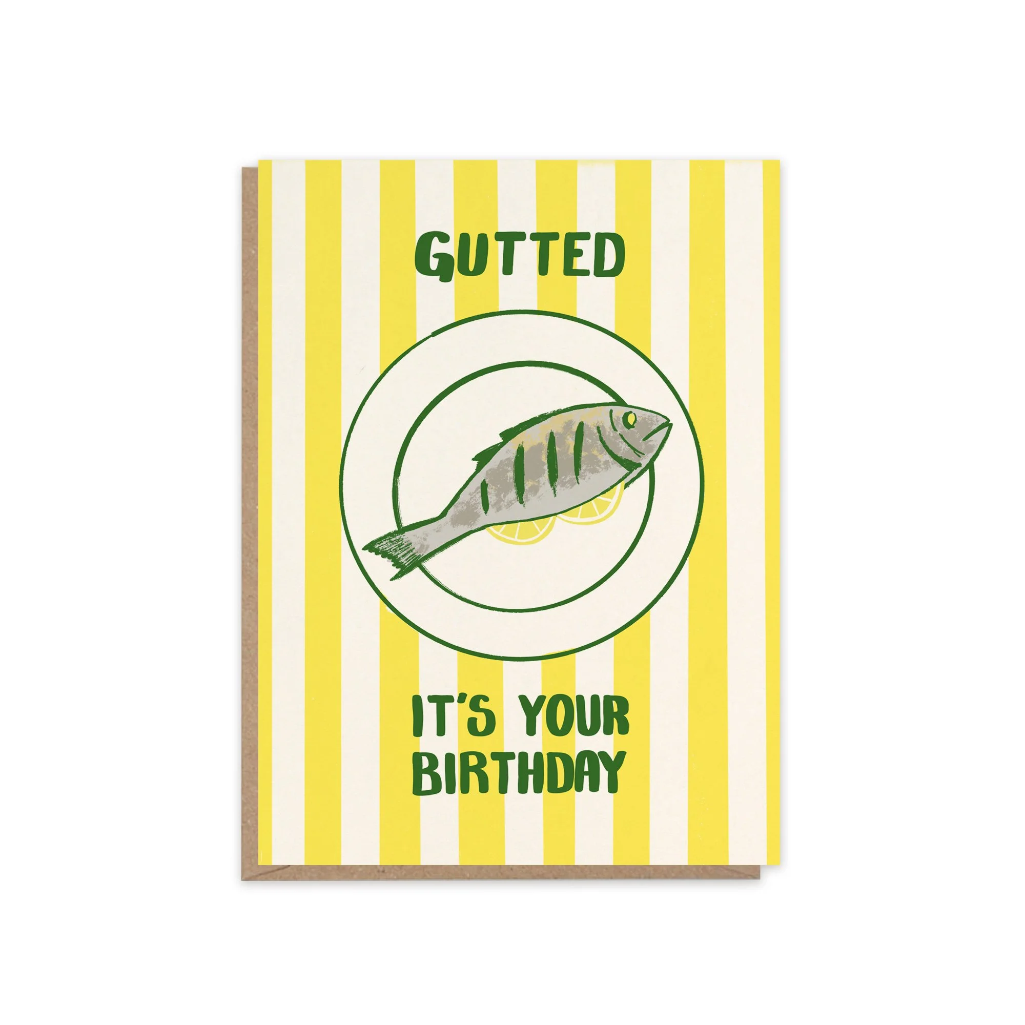 Gutted It's Your Birthday | Sea Bream Birthday Card