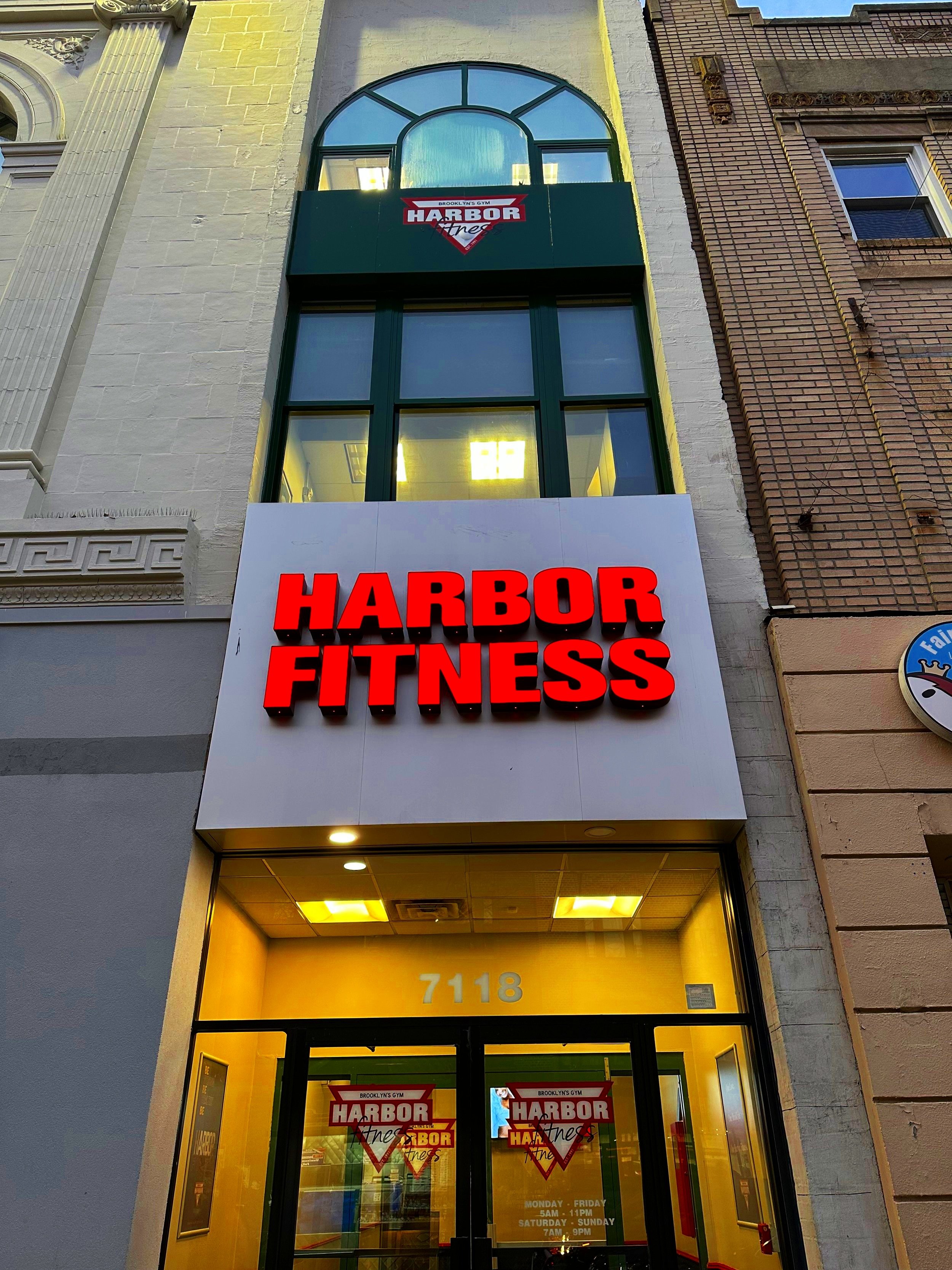 Harbor Fitness Bay Ridge at 72nd Street Front Door