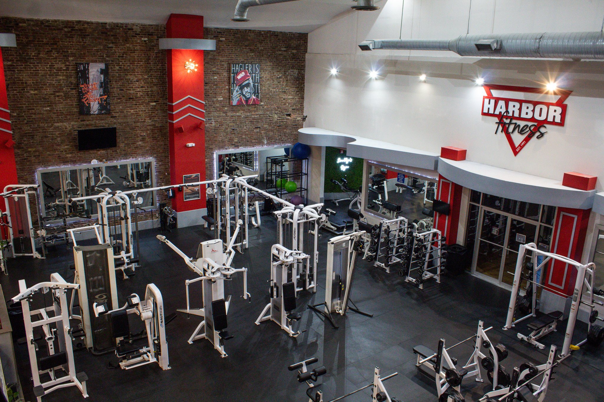 HARBOR FITNESS 92 VIEW FROM MEZZANINE