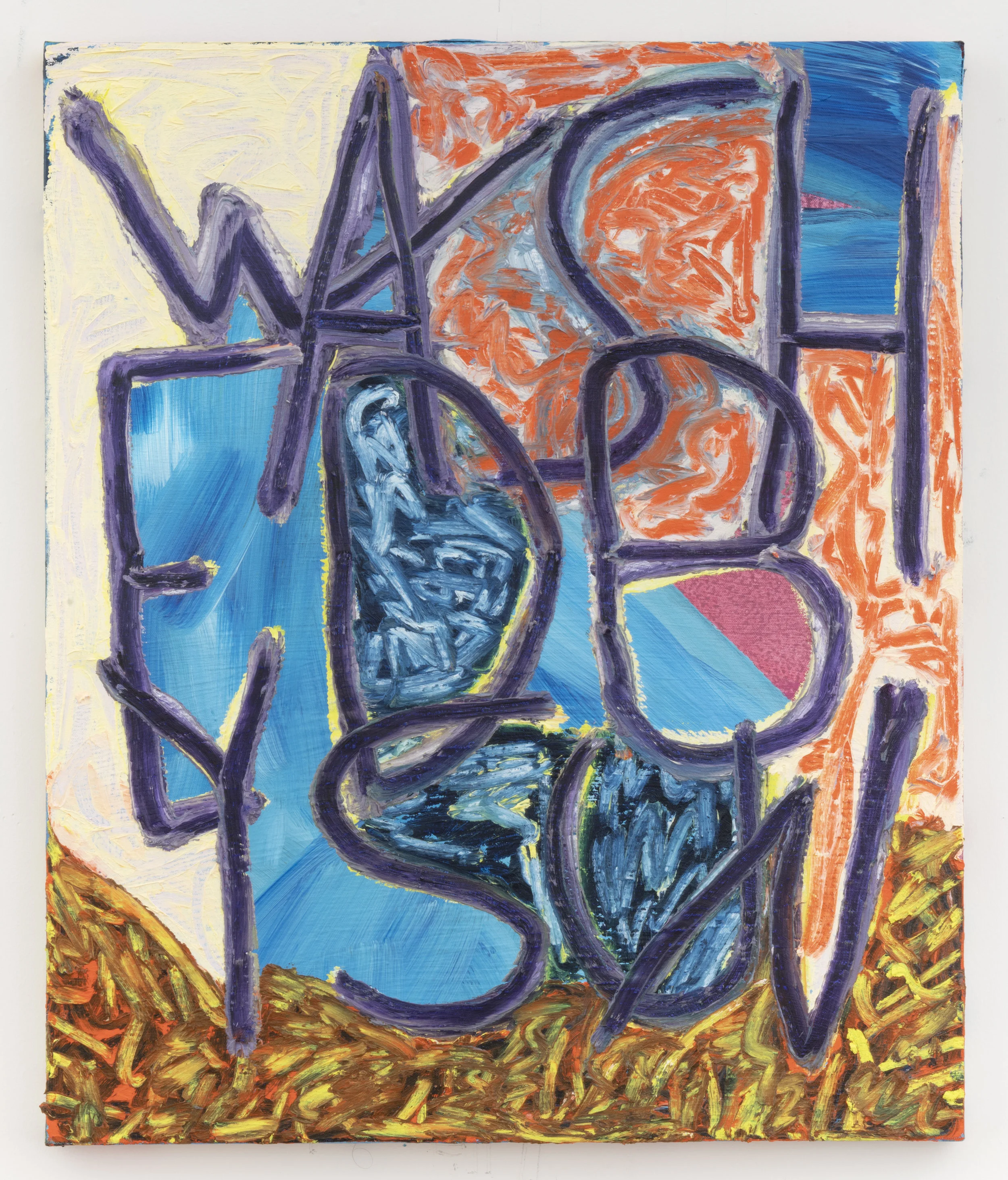 Washed By Sun, 2018 Oil and Acrylic on canvas 24 x 20 inches