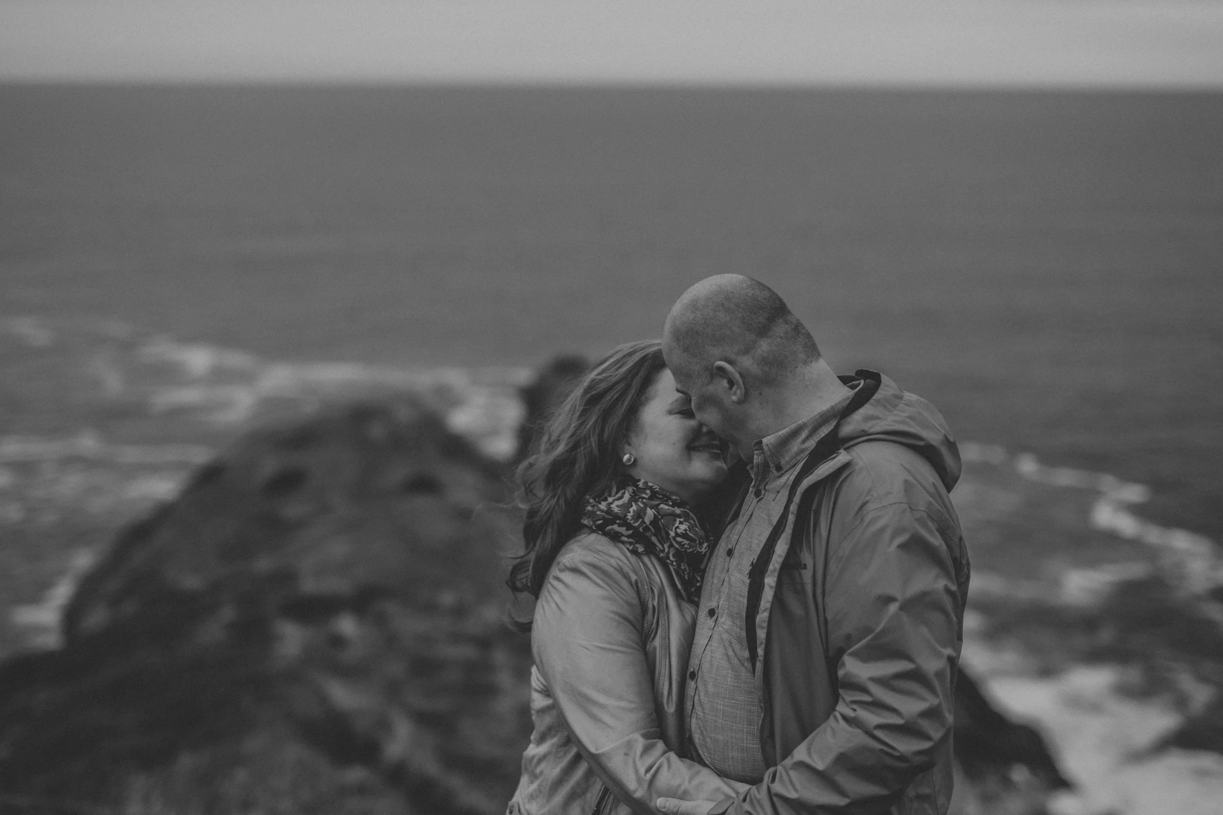 romantic cobbler path engagement session 