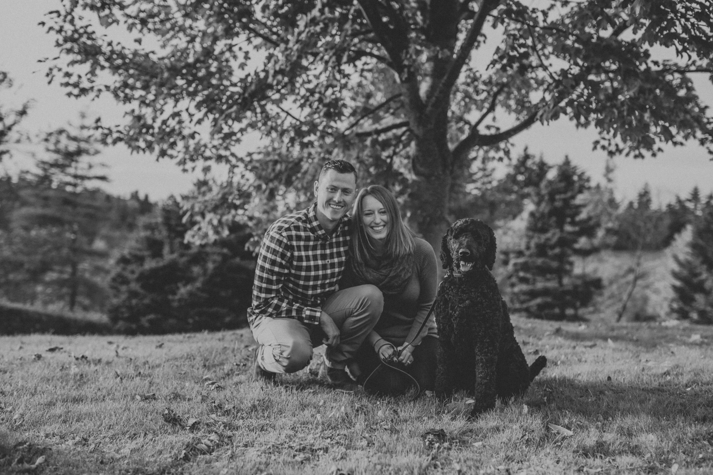 Pet friendly engagement session 