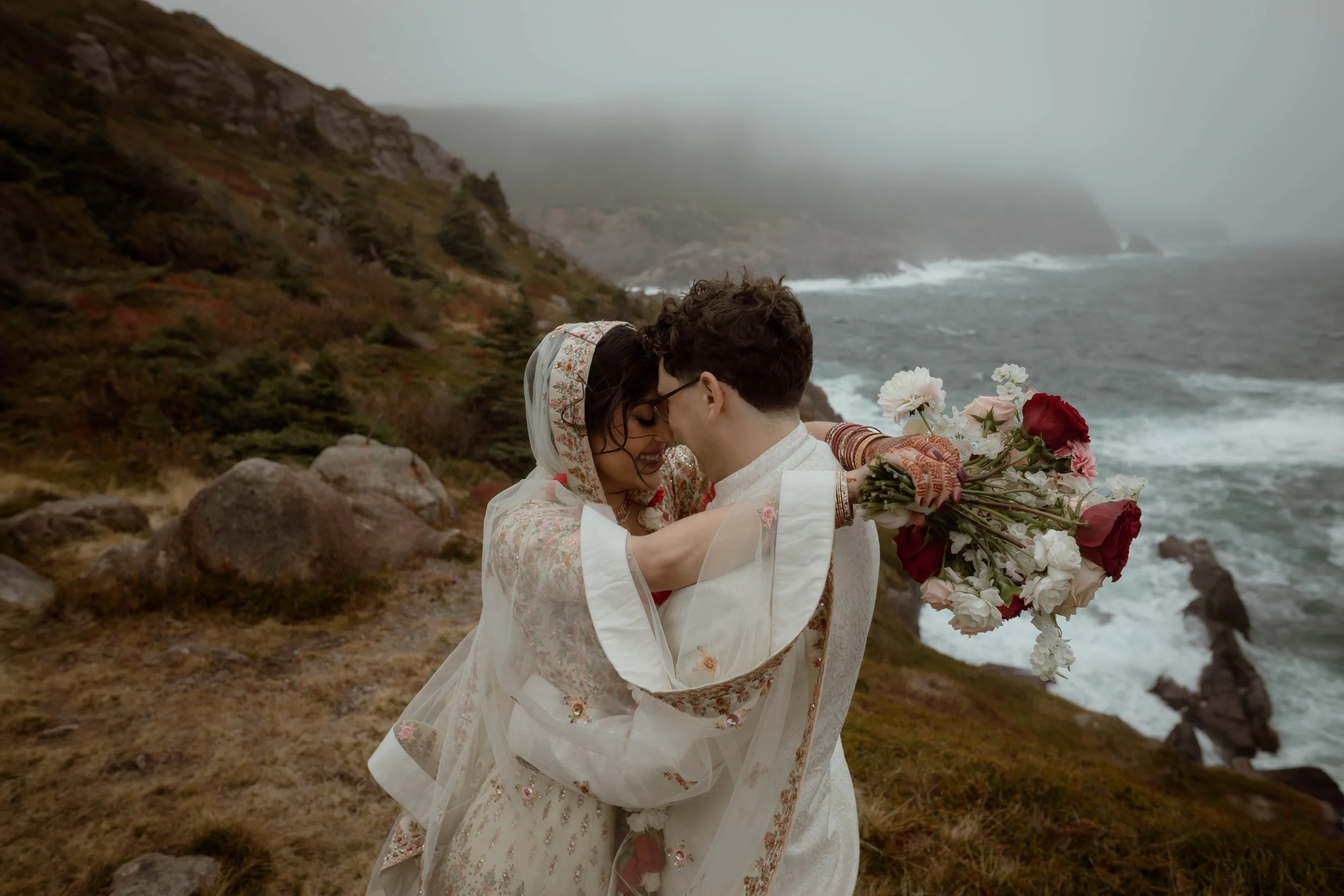 Foggy Newfoundland Wedding
