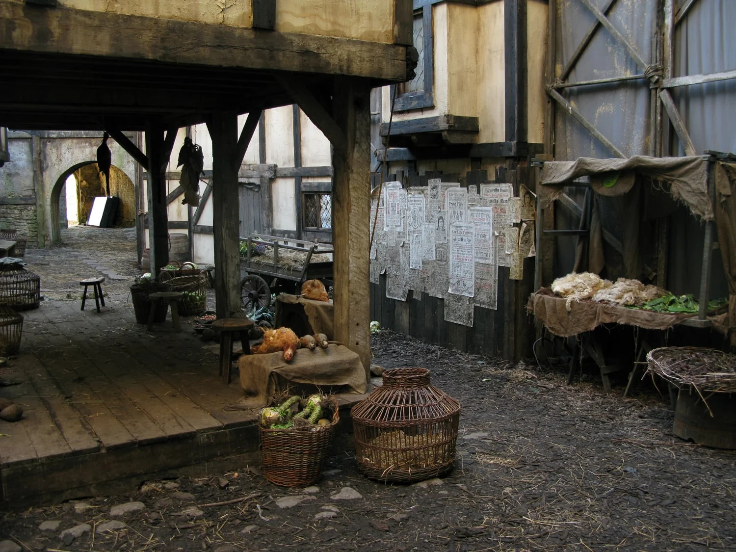  EXT. London Streets - Set build on location 