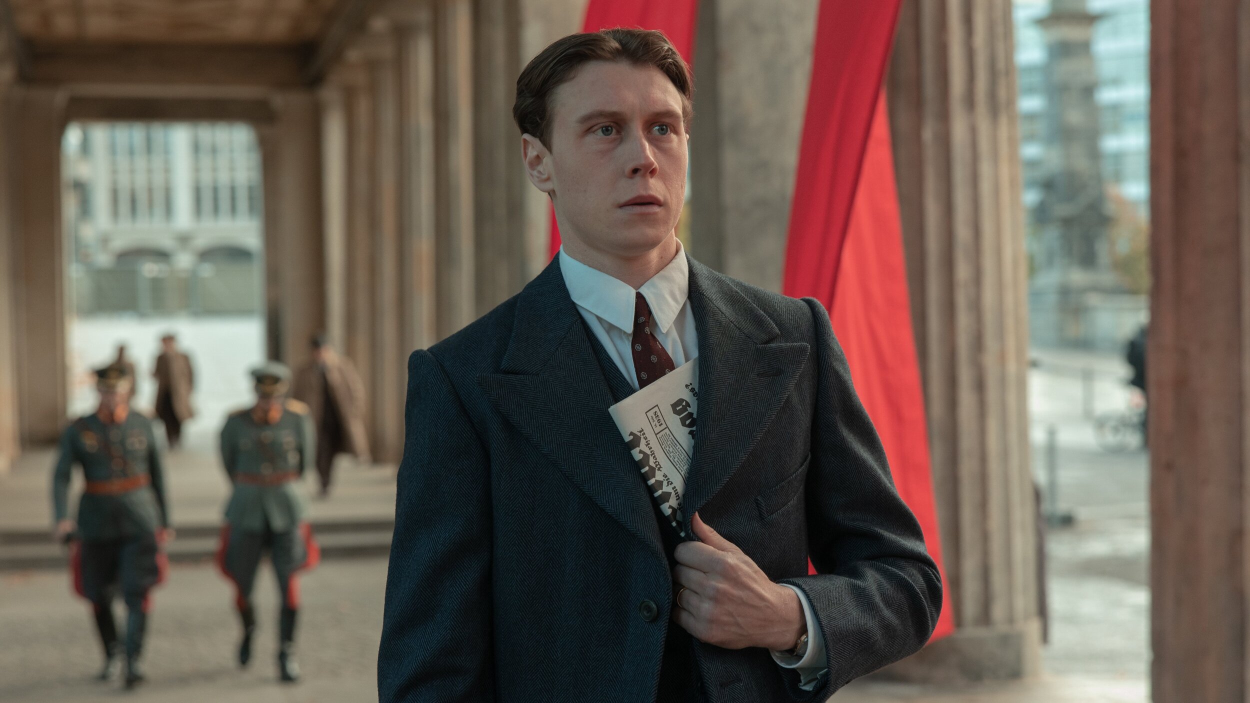 George MacKay as Hugh Legat