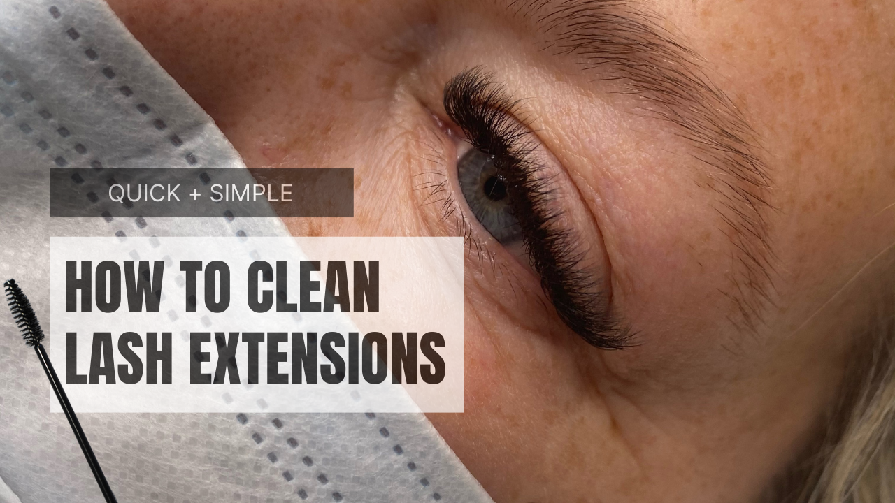 how to clean lash