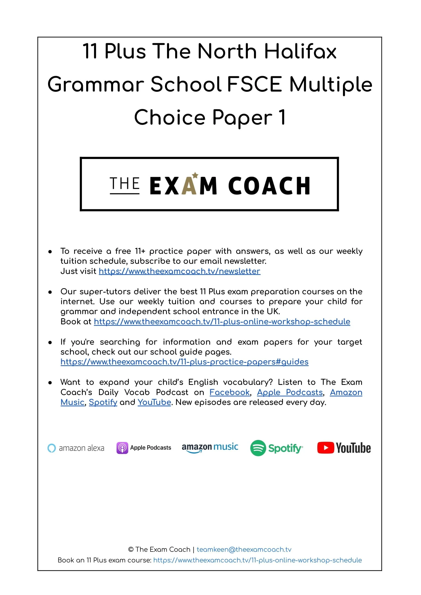 SAMPLE The Exam Coach The North Halifax Grammar School 11 Plus Practice Paper Pack-1.jpg
