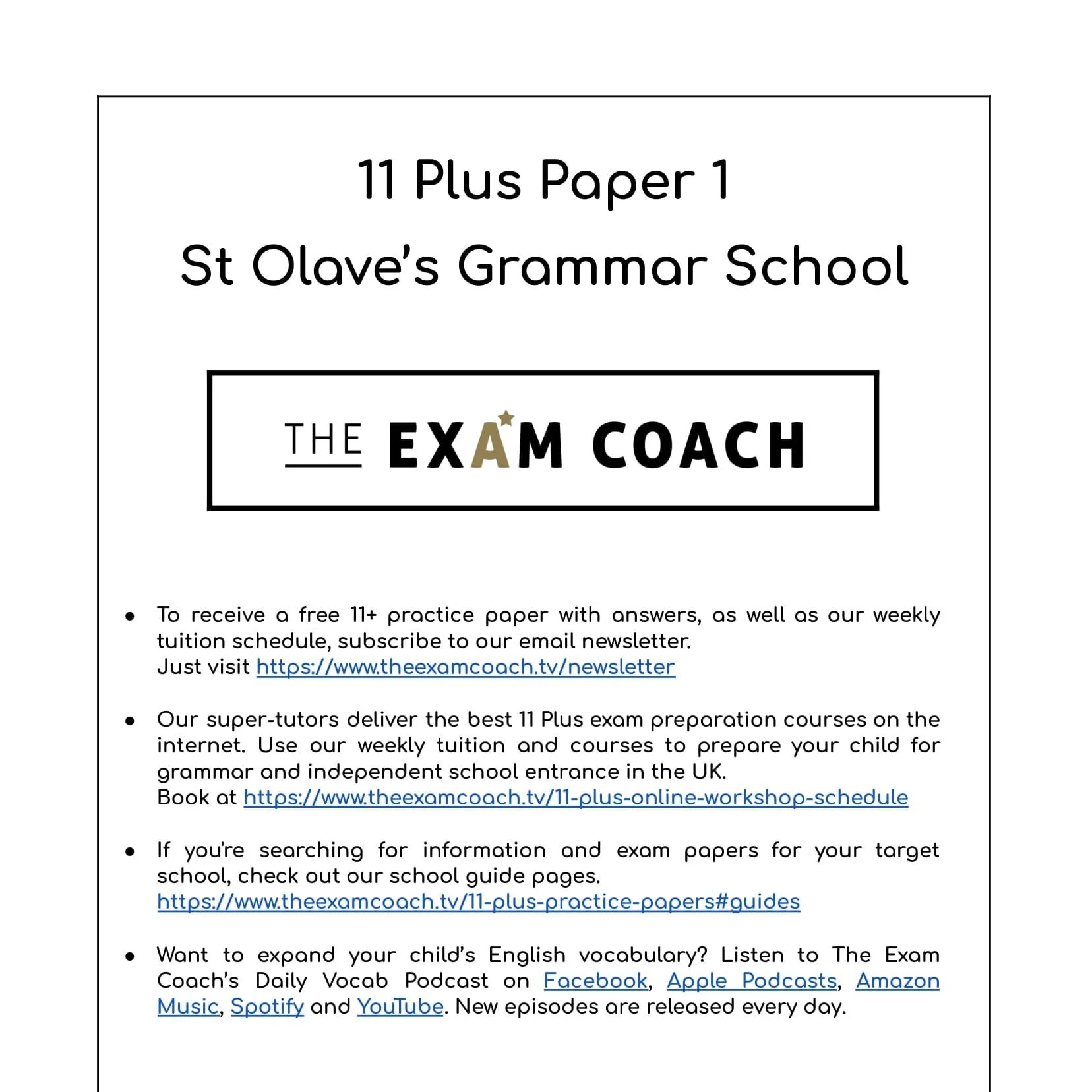 SAMPLE+The+Exam+Coach+St+Olave%27s+Grammar+School+11+Plus+Practice+Paper+Pack-1.jpg