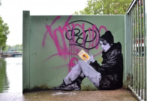 Paris- Parcours street art sur le Canal de l'Ourq