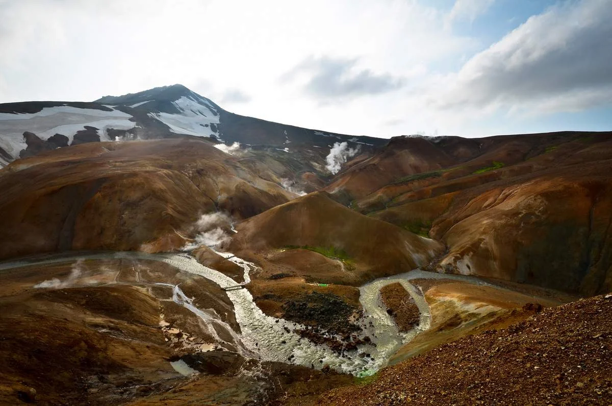 Islande-J10: Varmahlid- Kerlingarfjoll par la piste Klojur