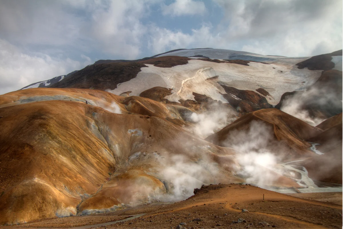 Islande-J10: Varmahlid- Kerlingarfjoll par la piste Klojur
