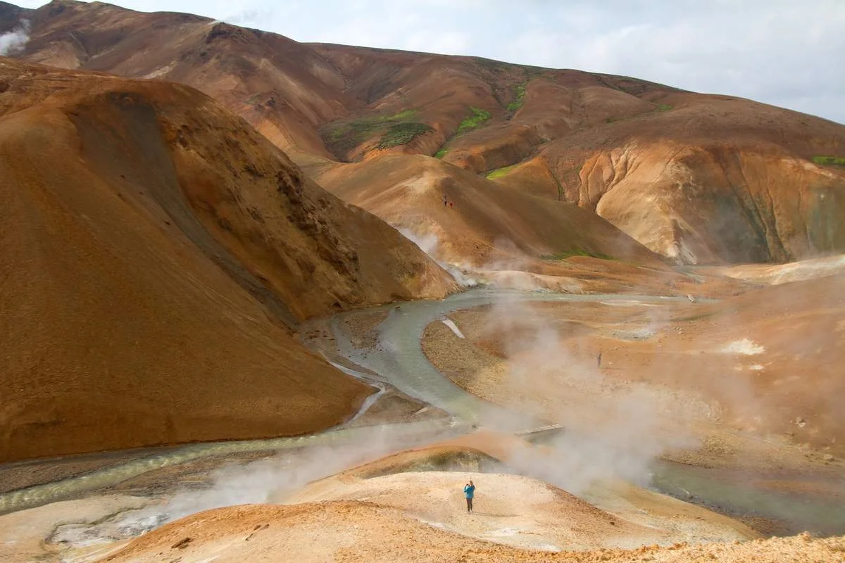 Islande-J10: Varmahlid- Kerlingarfjoll par la piste Klojur
