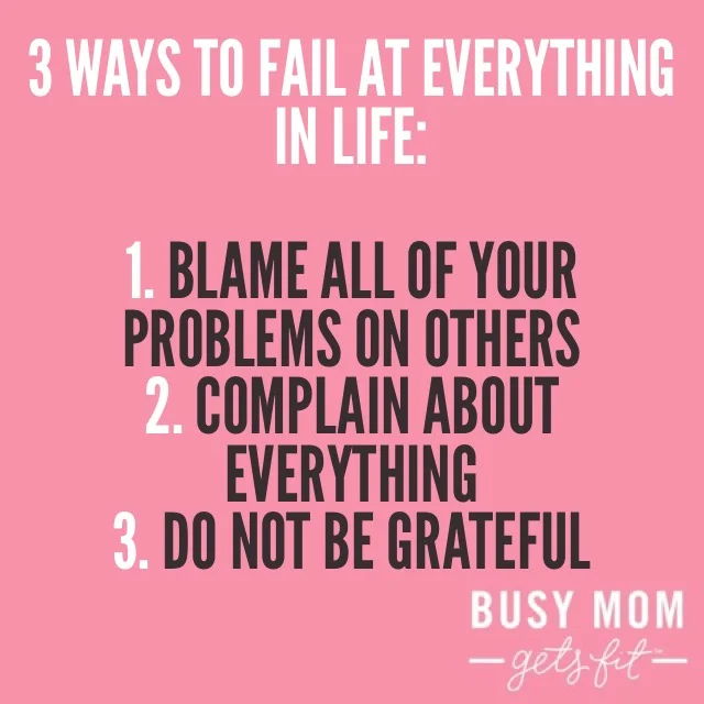 3 WAYS TO FAIL AT EVERYTHING IN LIFE  (AND FITNESS)